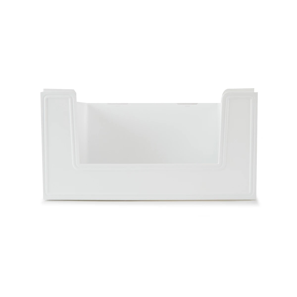 8 28.5L Modular Open Front Stackable Bin - White, 8 of 10