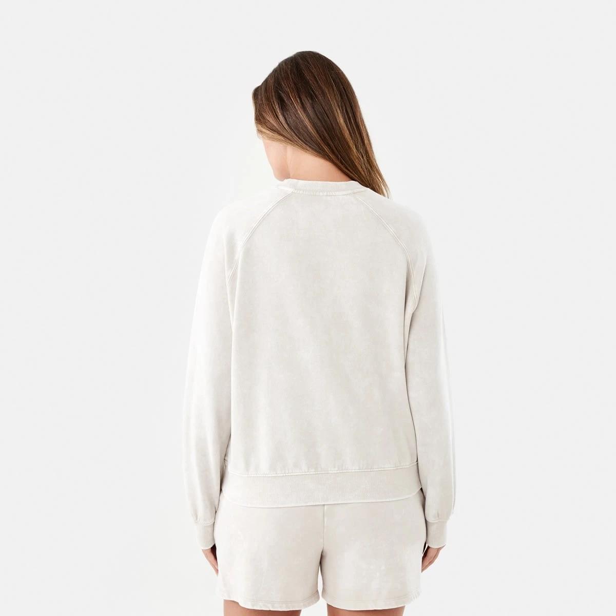 3 Long Sleeve Washed Sweatshirt Nat Beige, 3 of 7
