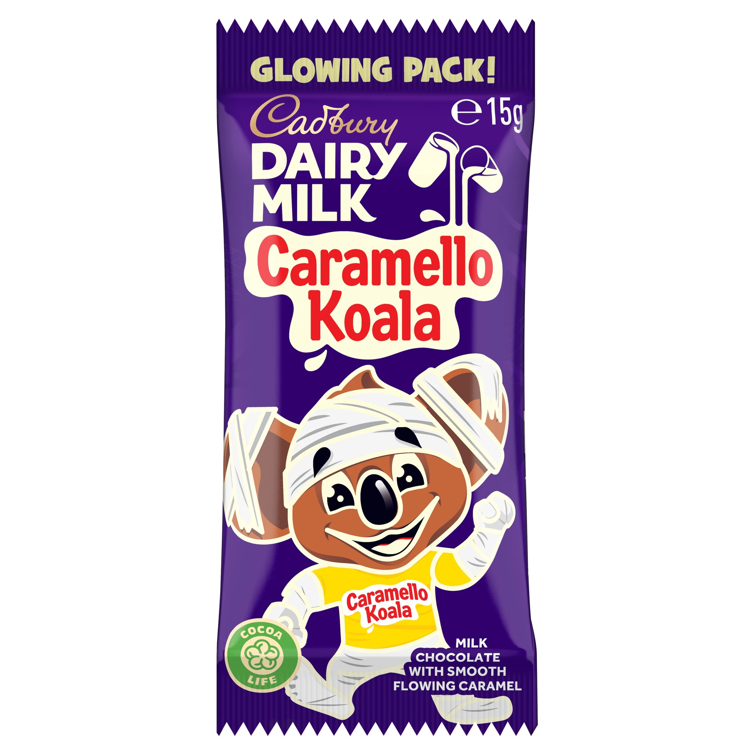 2 Cadbury 12 Piece Caramello Koala  Koala Glow in the Dark Sharepack 180g, 2 of 3