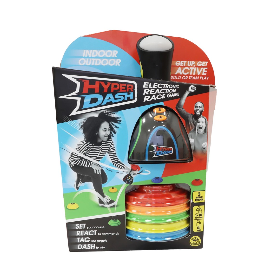 1 Hyper Dash Electronic Reaction Race Game, 1 of 8