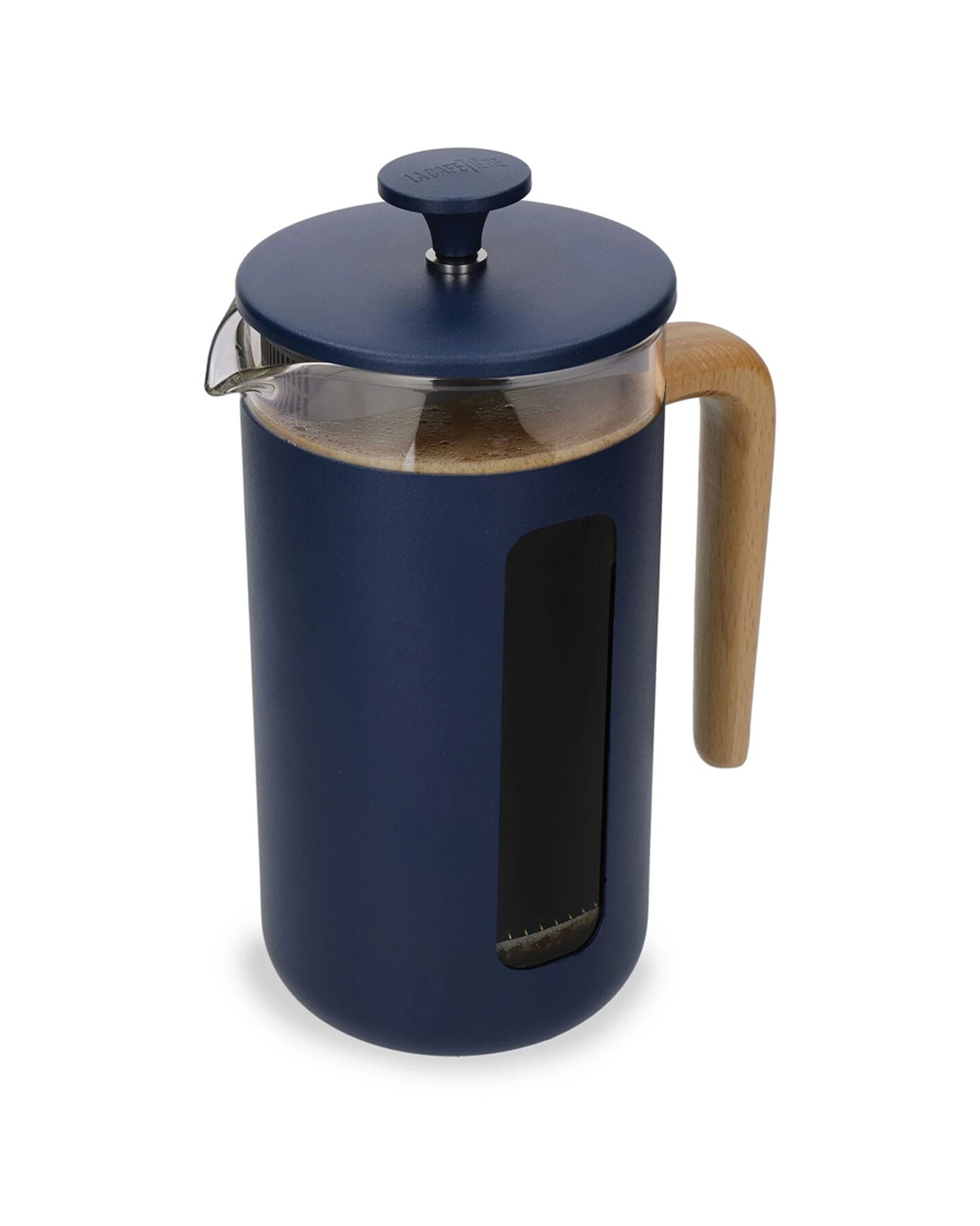 4 La Cafetiere Pisa 8-Cup 1L Stainless Steel Glass Coffee French Press - Blue, 4 of 7