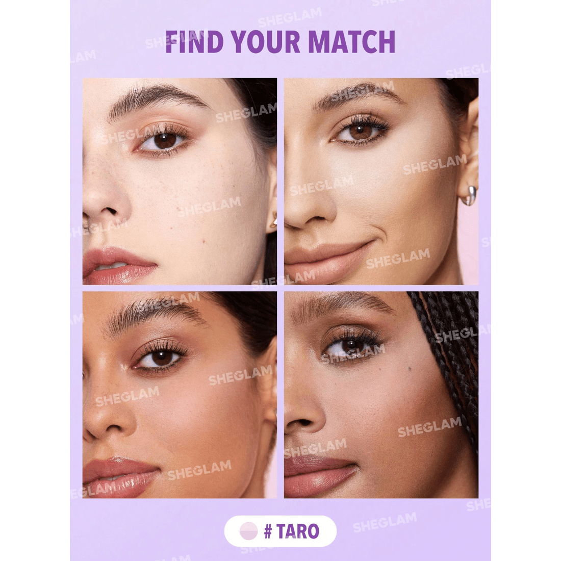 5 SHEGLAM Insta-Ready Face & Under Eye Setting Powder Duo - Taro, 5 of 7