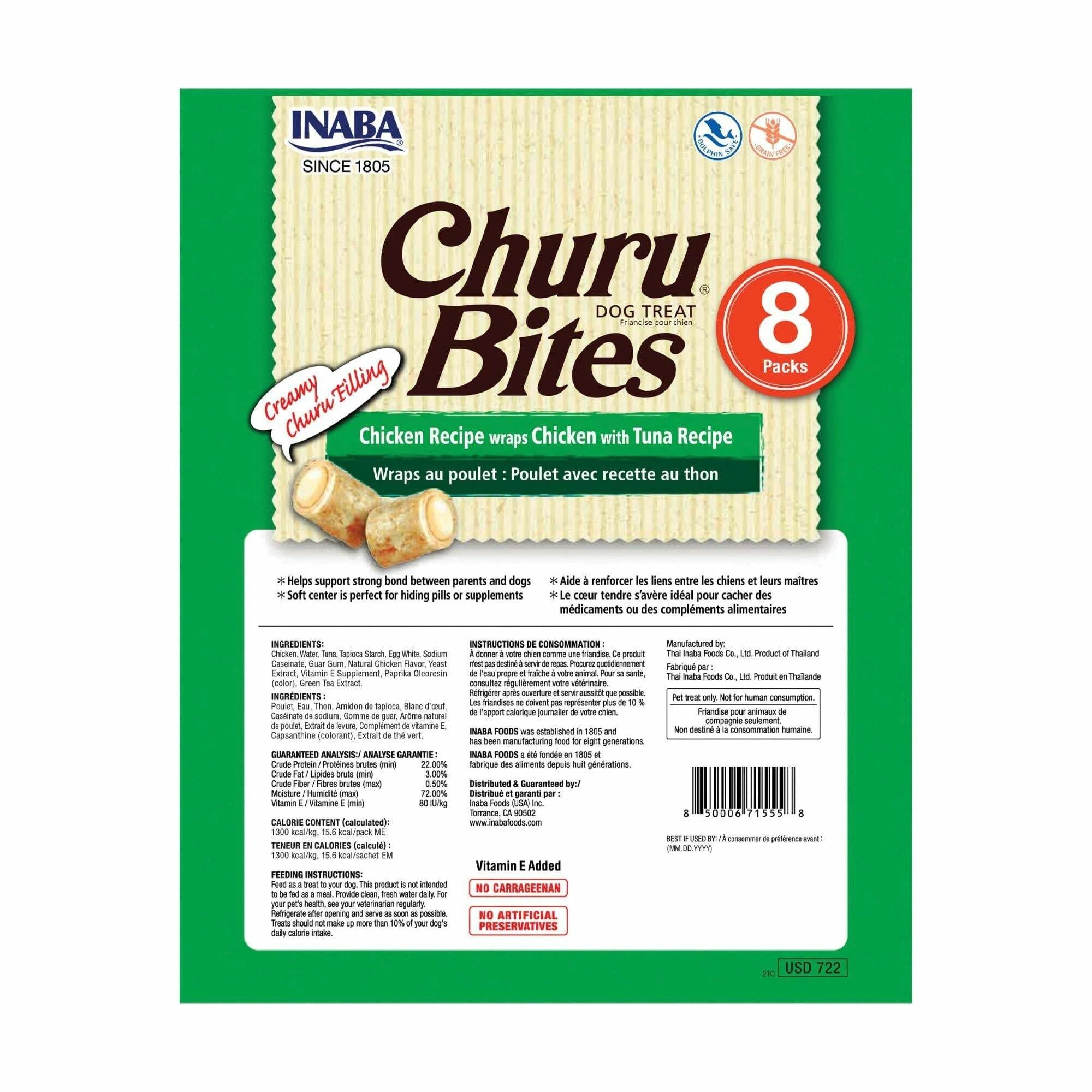 2 Inaba Dog Churu Bites Joint Support Chicken With Tuna 30g, 2 of 2