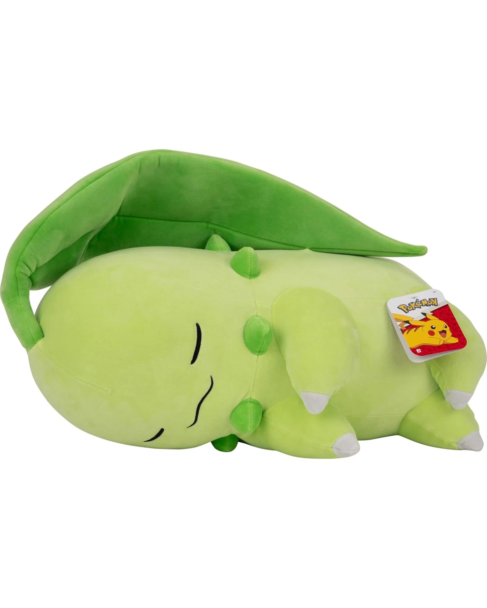 4 Pokemon Chikorita Sleeping 18 inch Plush, 4 of 4