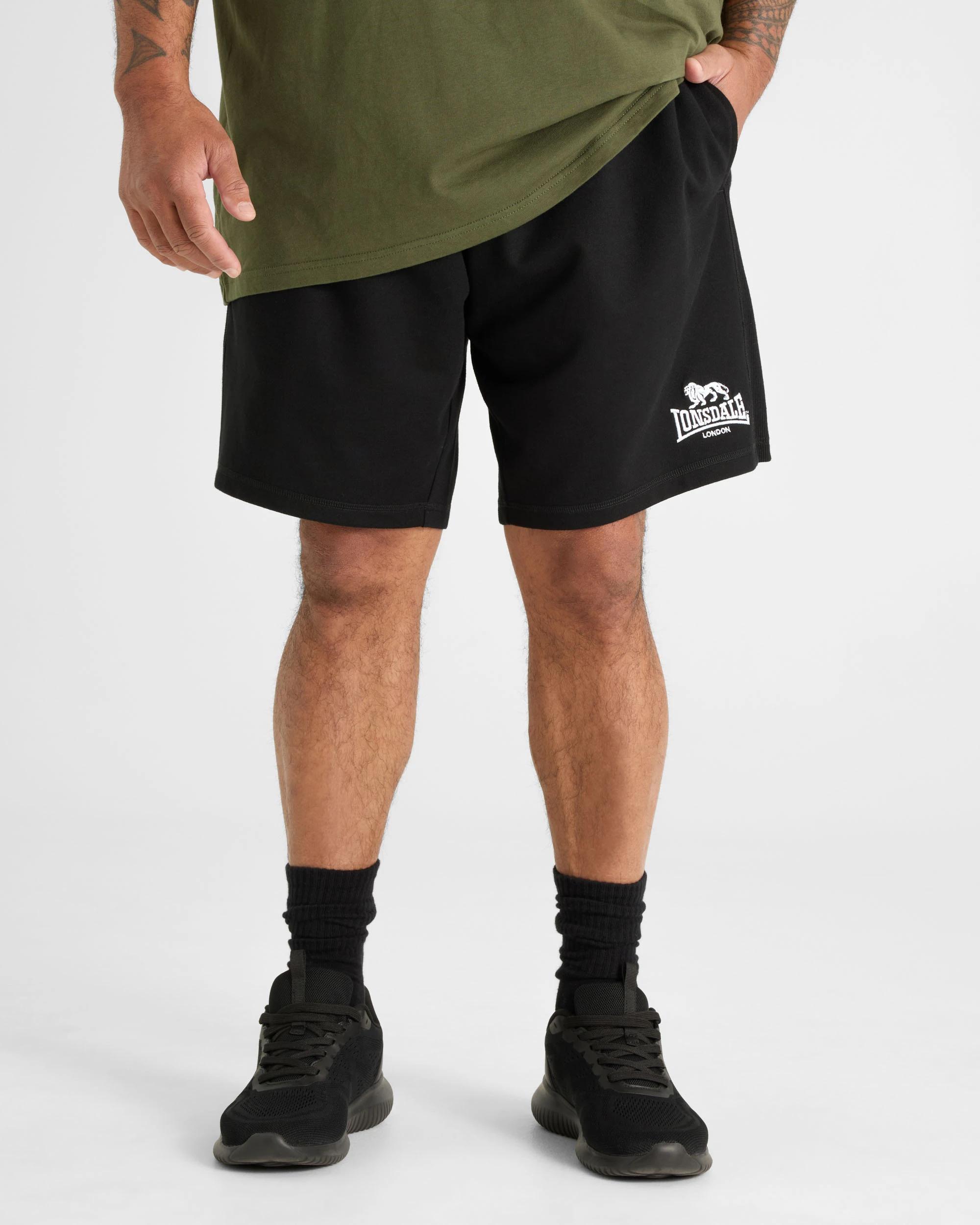 1 Lonsdale London Plus Size Shorts BLACK, 1 of 5