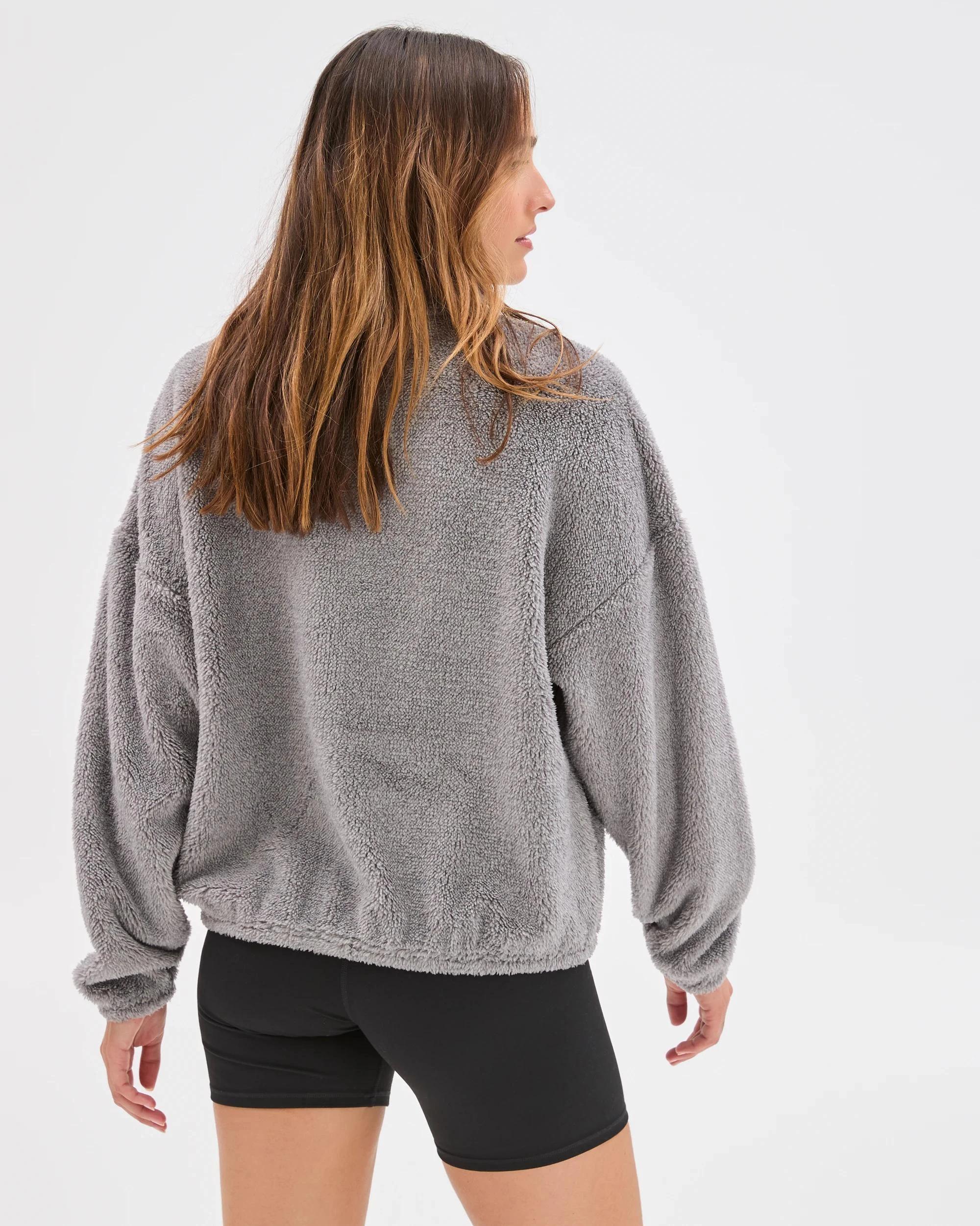 4 Target Active Sherpa Zip Through Jacket GREY MARLE, 4 of 7