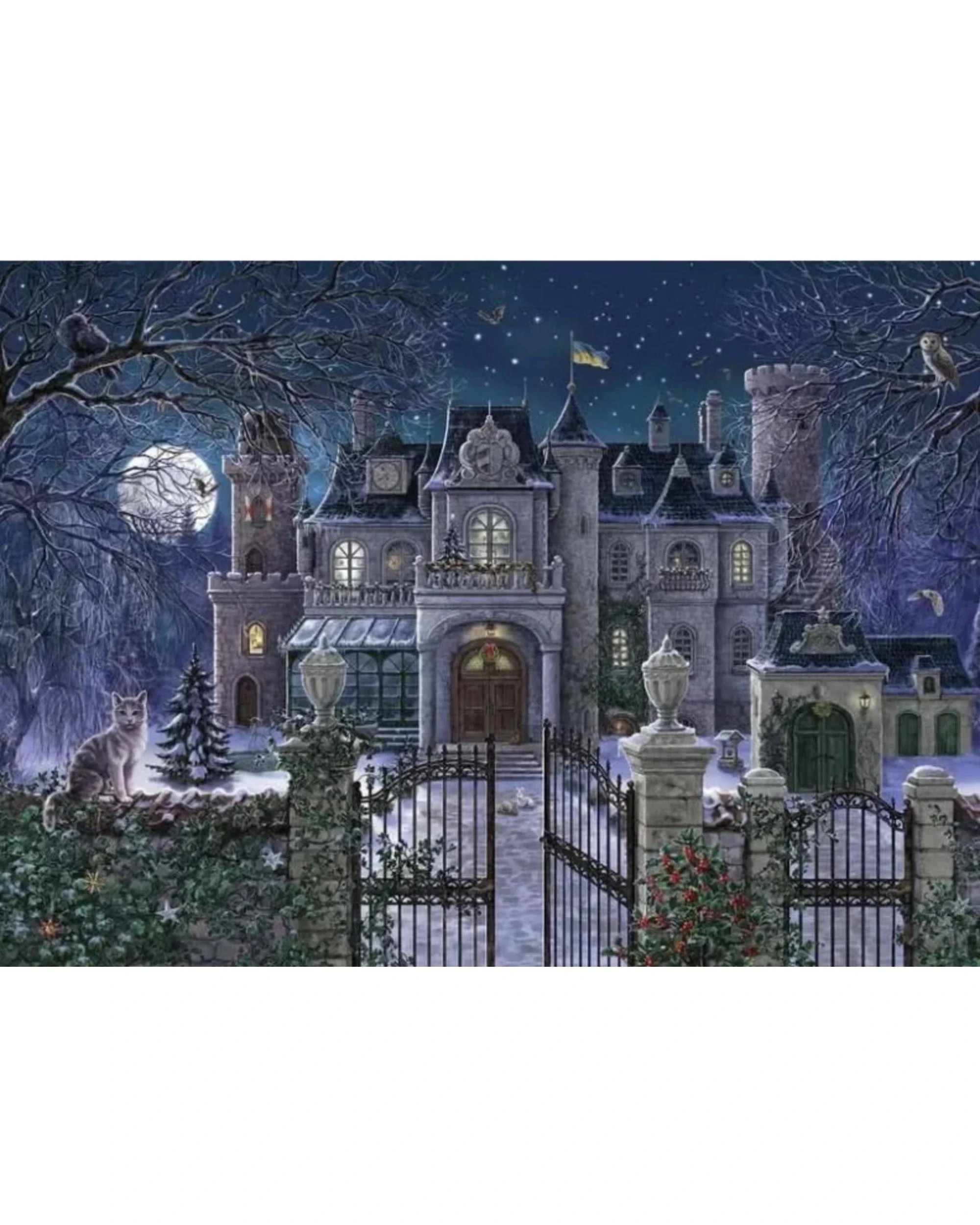2 Ravensburger Christmas Villa 1000 Piece Jigsaw Puzzle, 2 of 2