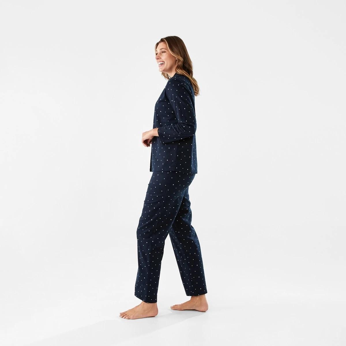 2 Flannel Pyjama Set Sml Star, 2 of 7