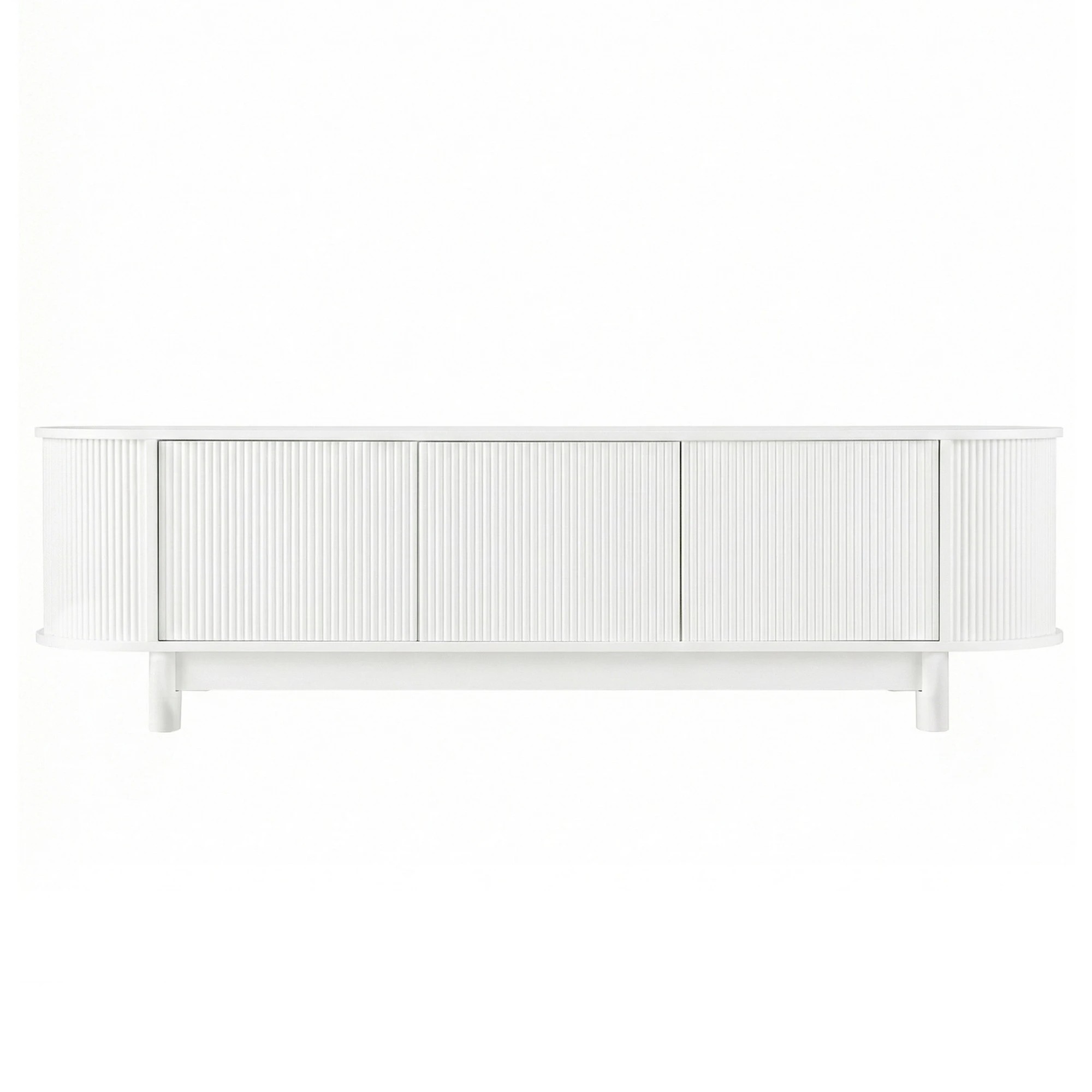 1 Artiss TV Unit Entertainment Unit Storage Cabinet 160cm - White, 1 of 3