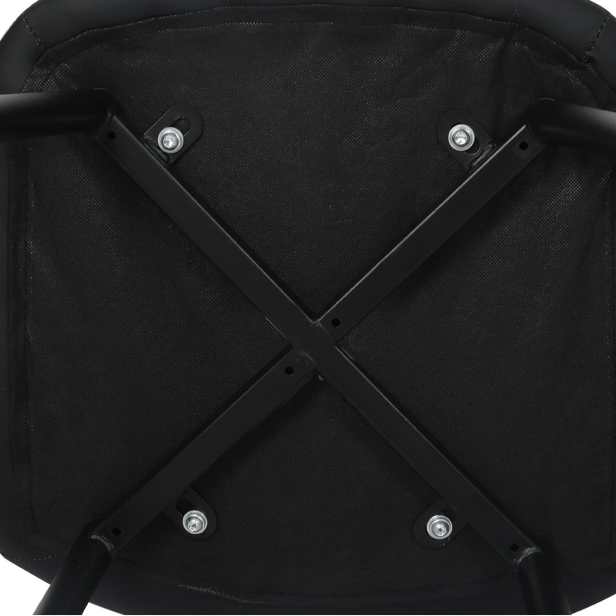 6 Levede 2x Dining Chairs Kitchen Eames Accent Chair Lounge Room Padded PU Leather - Black - Black, 6 of 9