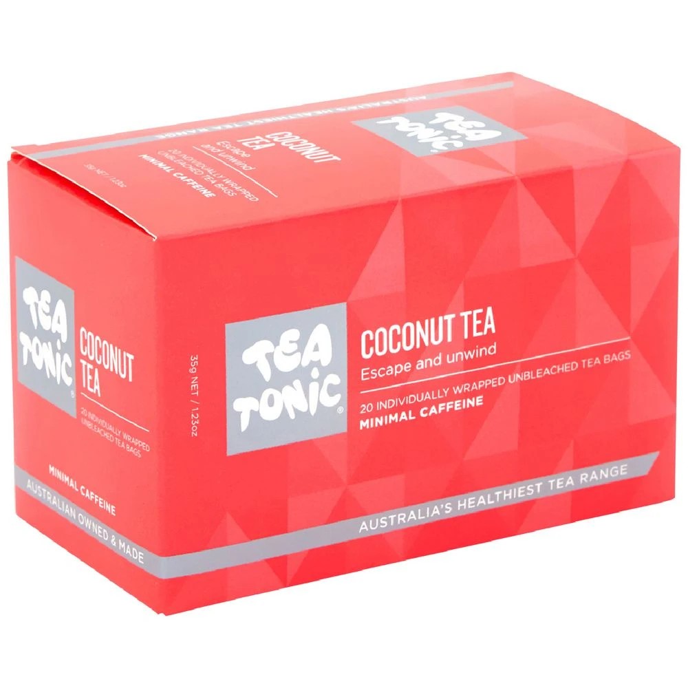 1 Tea Tonic Tea Bags Coconut 20 Pack, 1 of 2