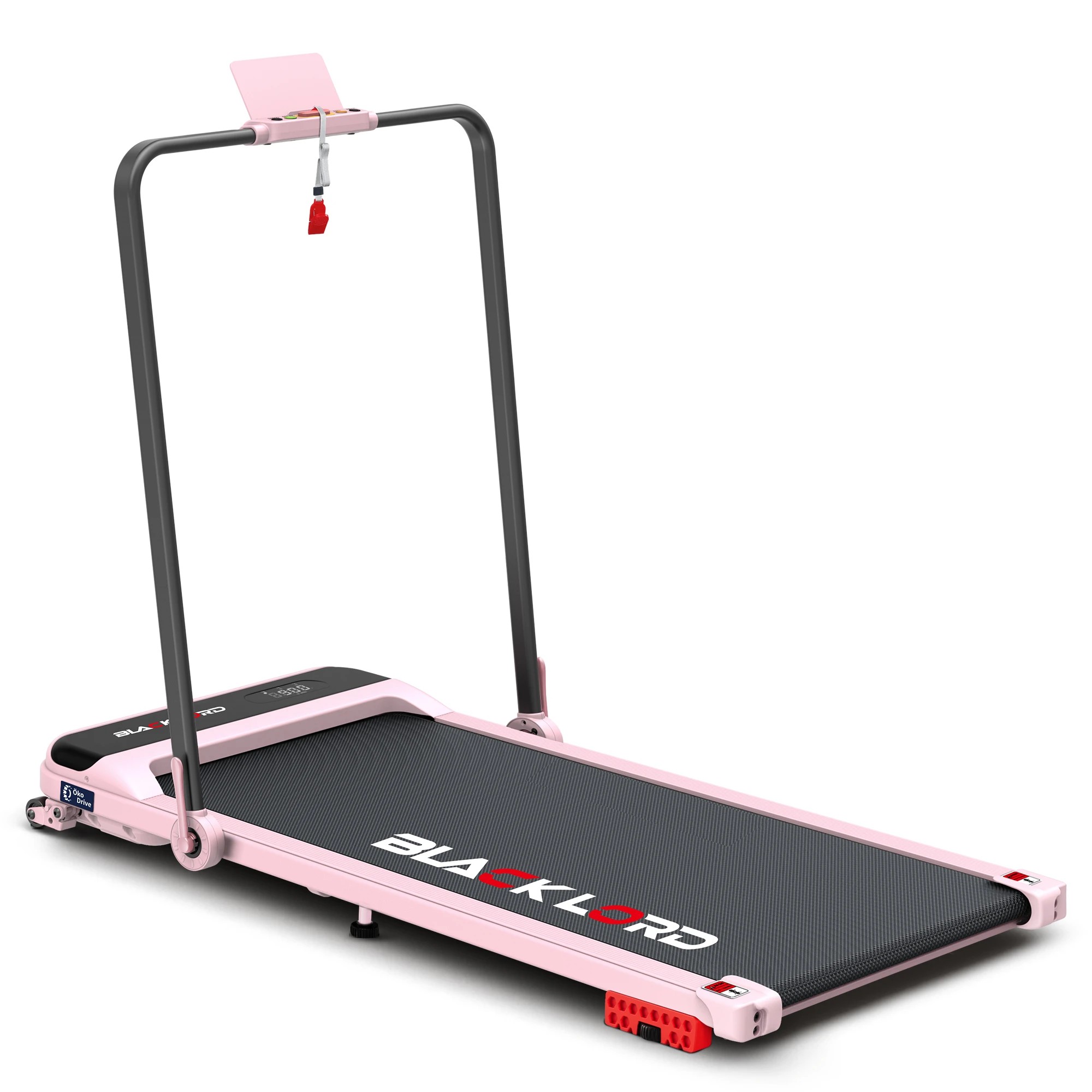 1 Black Lord Treadmill Electric Walking Pad Home Office Incline Foldable - Pink, 1 of 9