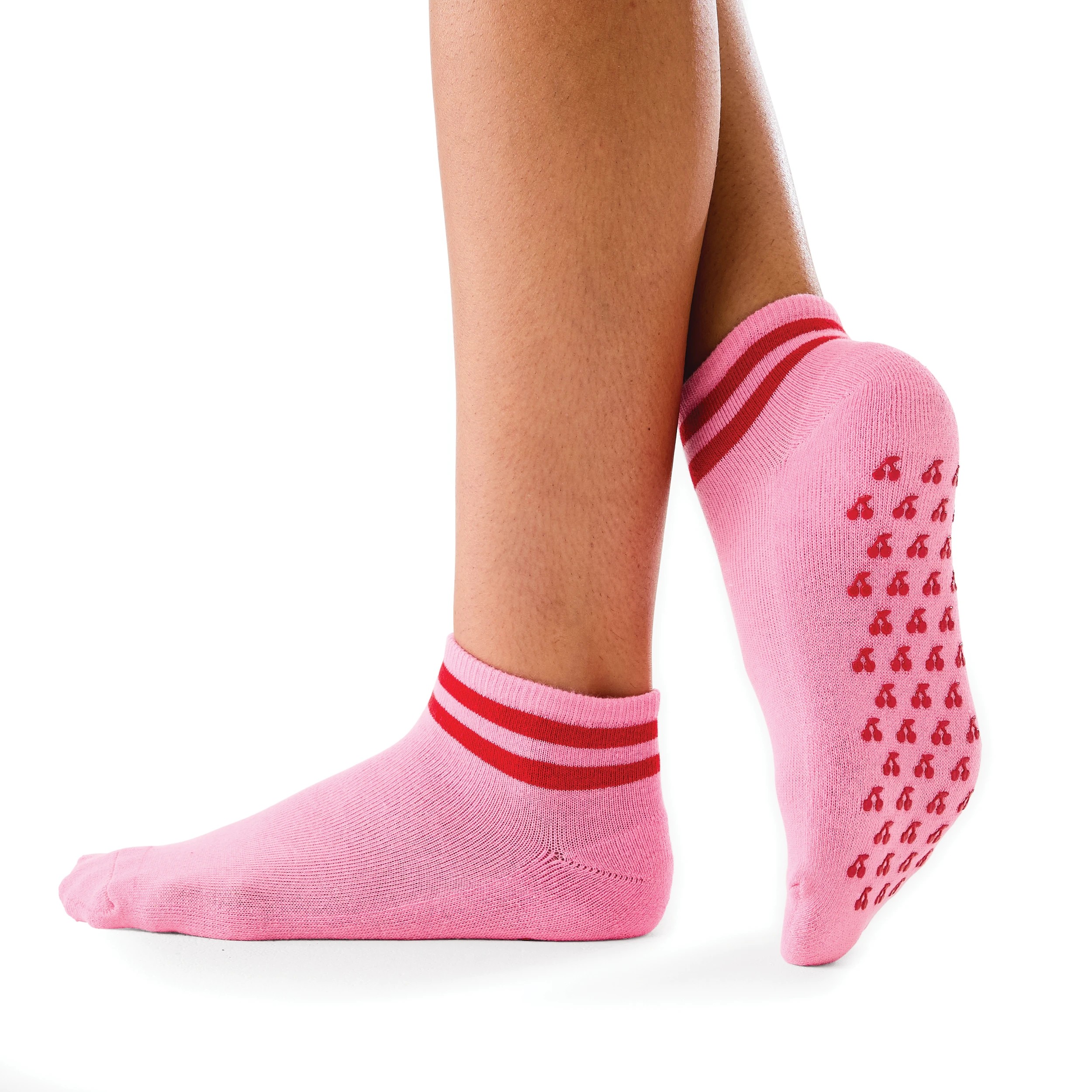1 2 Pack Pilates and Yoga Ankle Socks - Assorted, 1 of 10