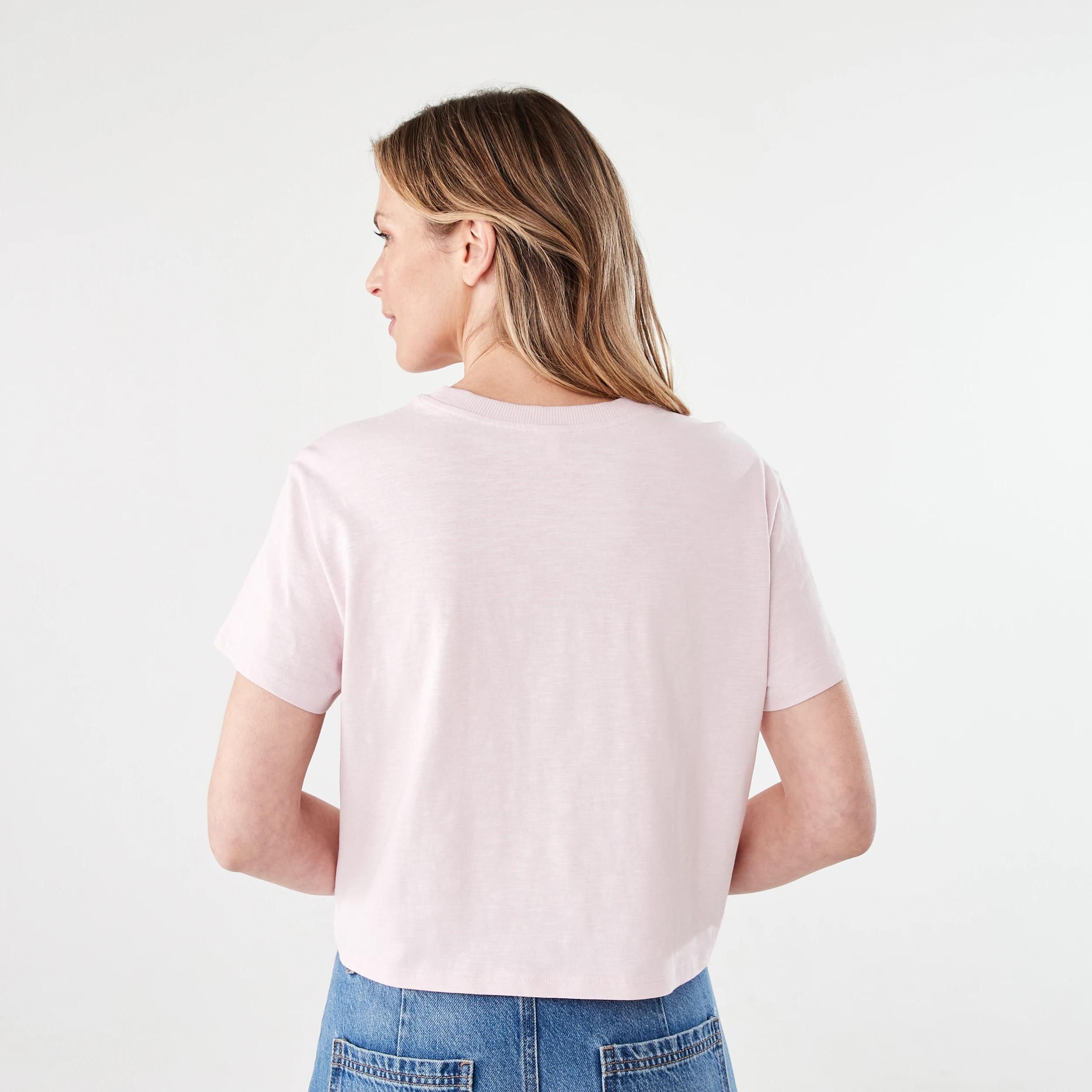 3 Short Sleeve Shrunken T-shirt SOFT BLOSSOM, 3 of 5