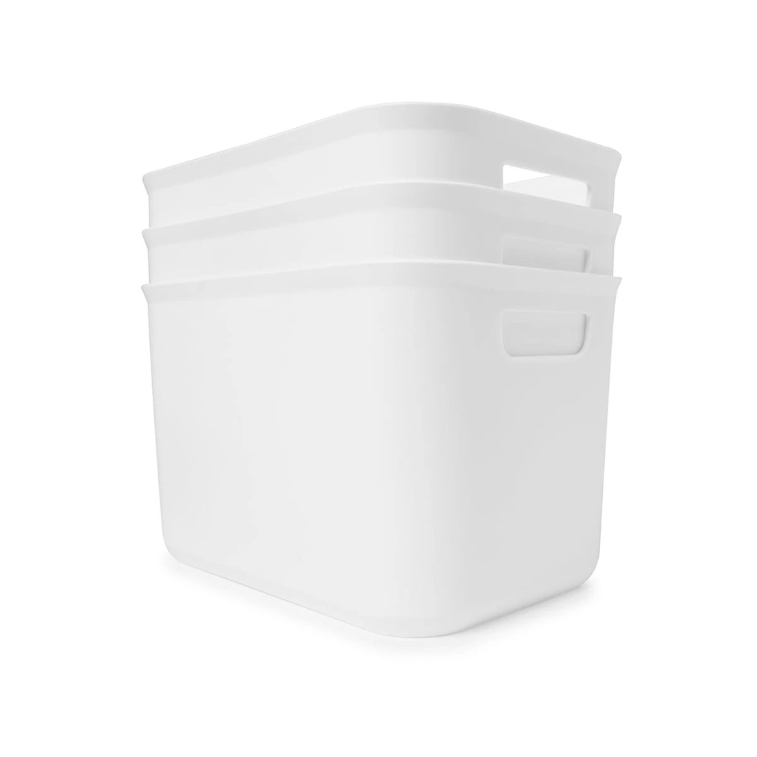 1 3 Pack 5.8L Utile Tub - Medium, White, 1 of 8