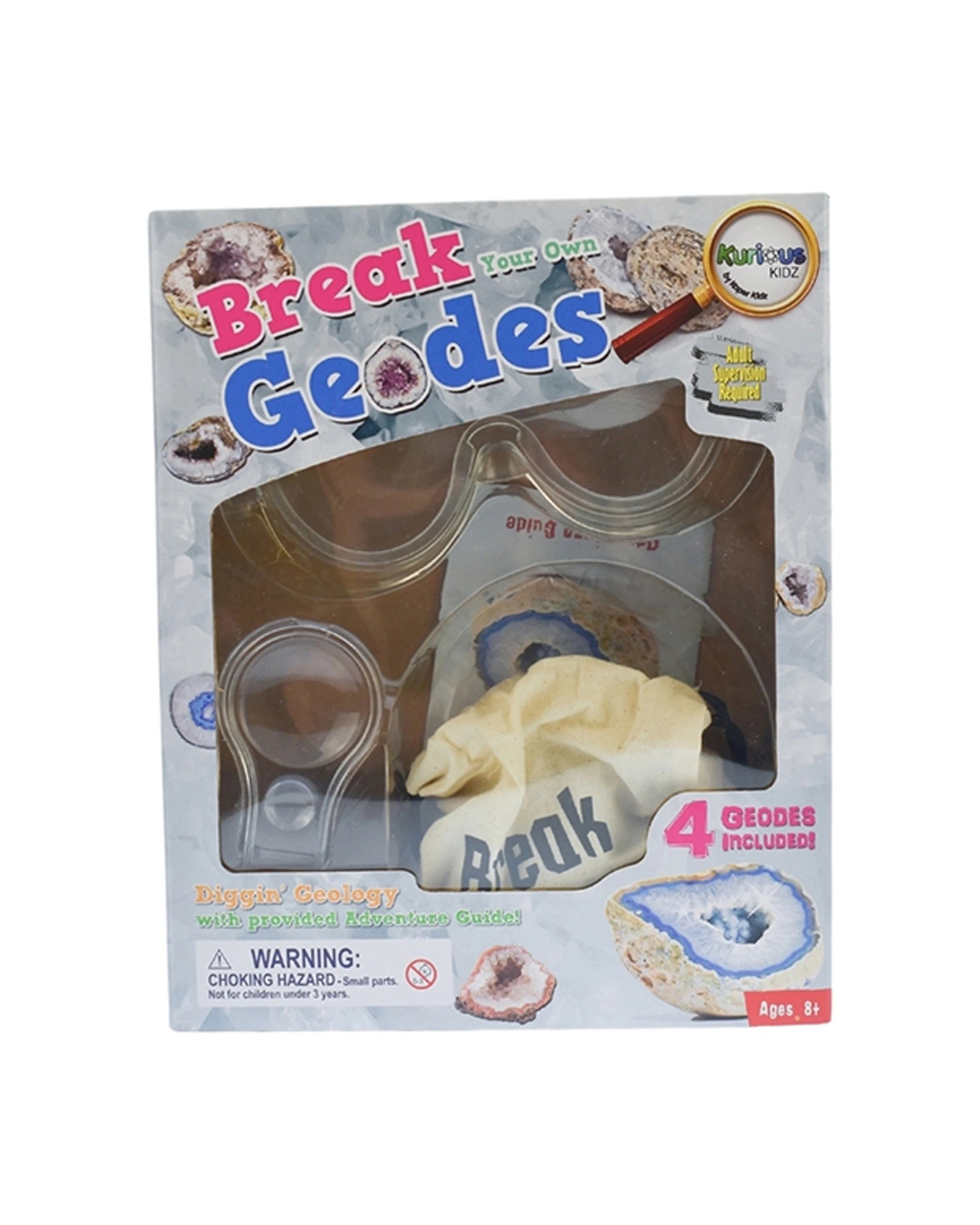 5 Kaper Kidz Break Your Own Geodes Kit Educational Safety Glasses 8 Years - Natural, 5 of 5