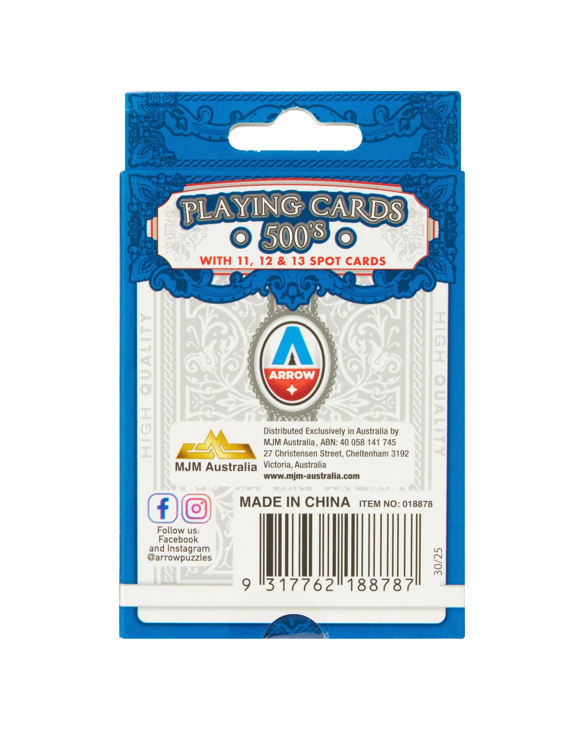 5 500's Playing Cards, 5 of 5