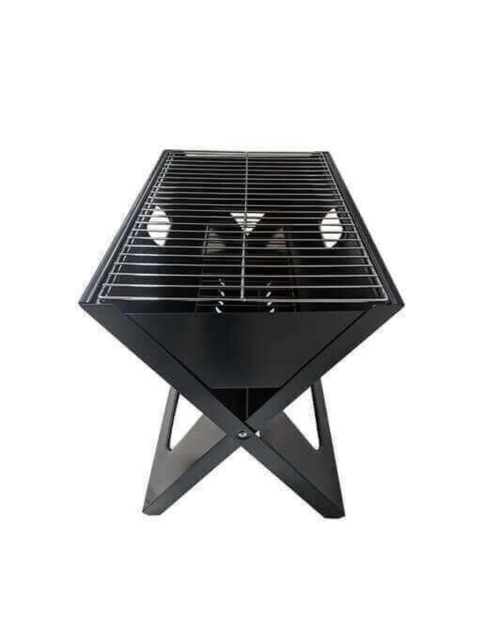 4 Outdoor Central Portable Folding Charcoal BBQ 49.5cm x 30cm, 4 of 7