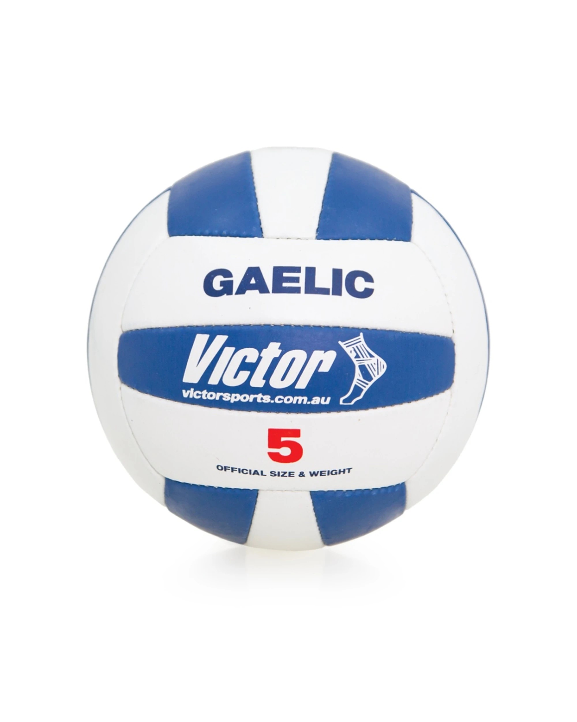 1 Victor Sports Gaelic Football Full Size Official Match Ball High Tech Bladder - Multi, 1 of 3