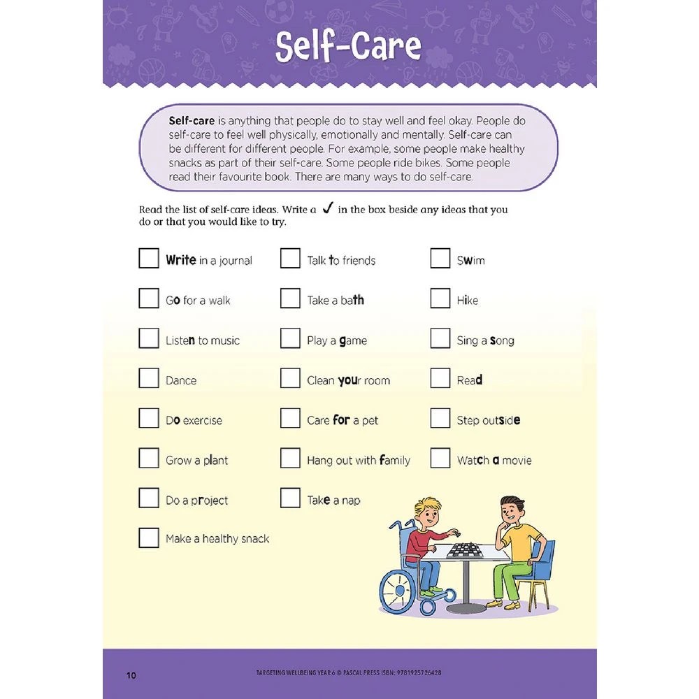 5 Targeting Wellbeing Year 6, 5 of 8