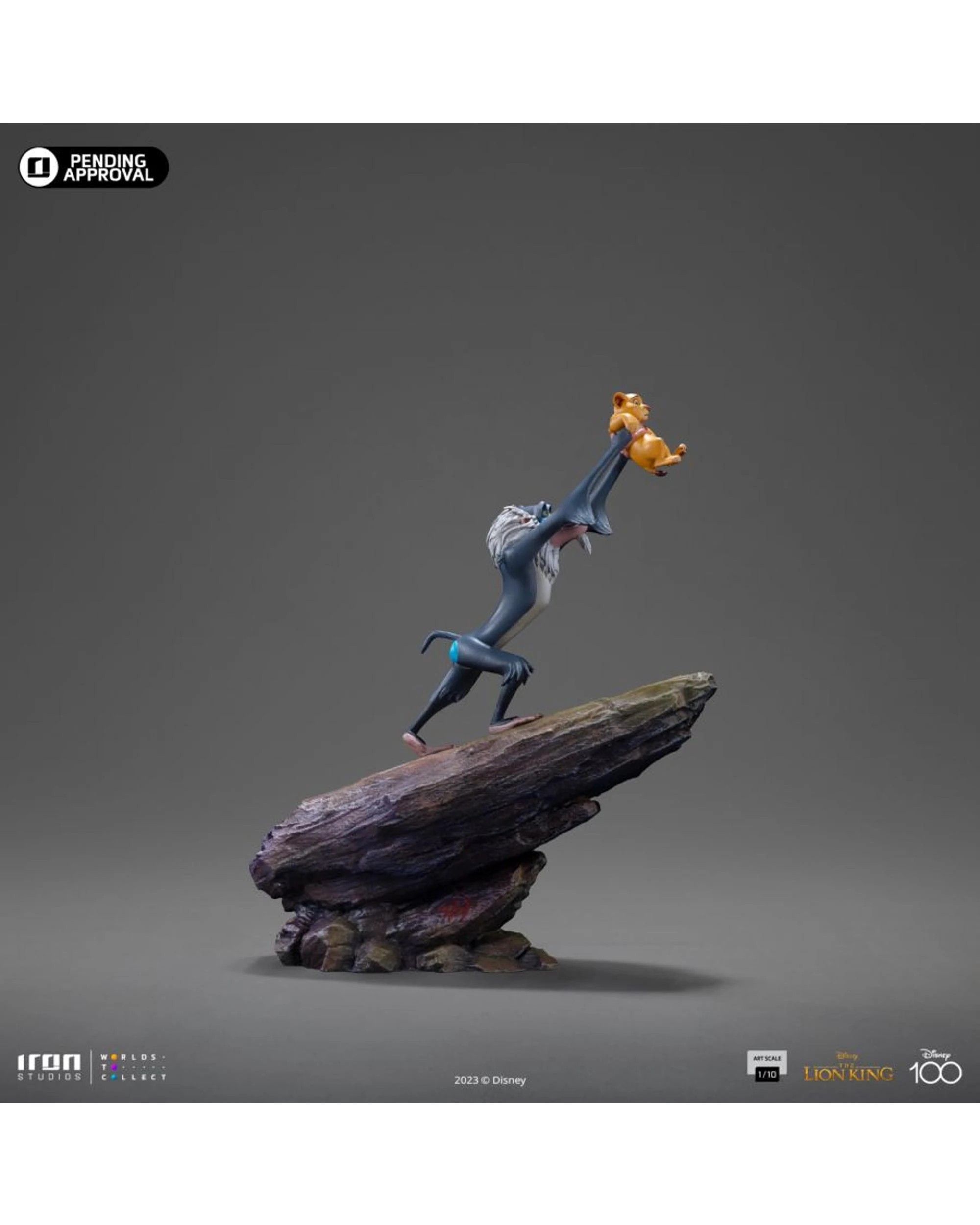 3 The Lion King Pride Rock 1:10 Scale Diorama, 3 of 6