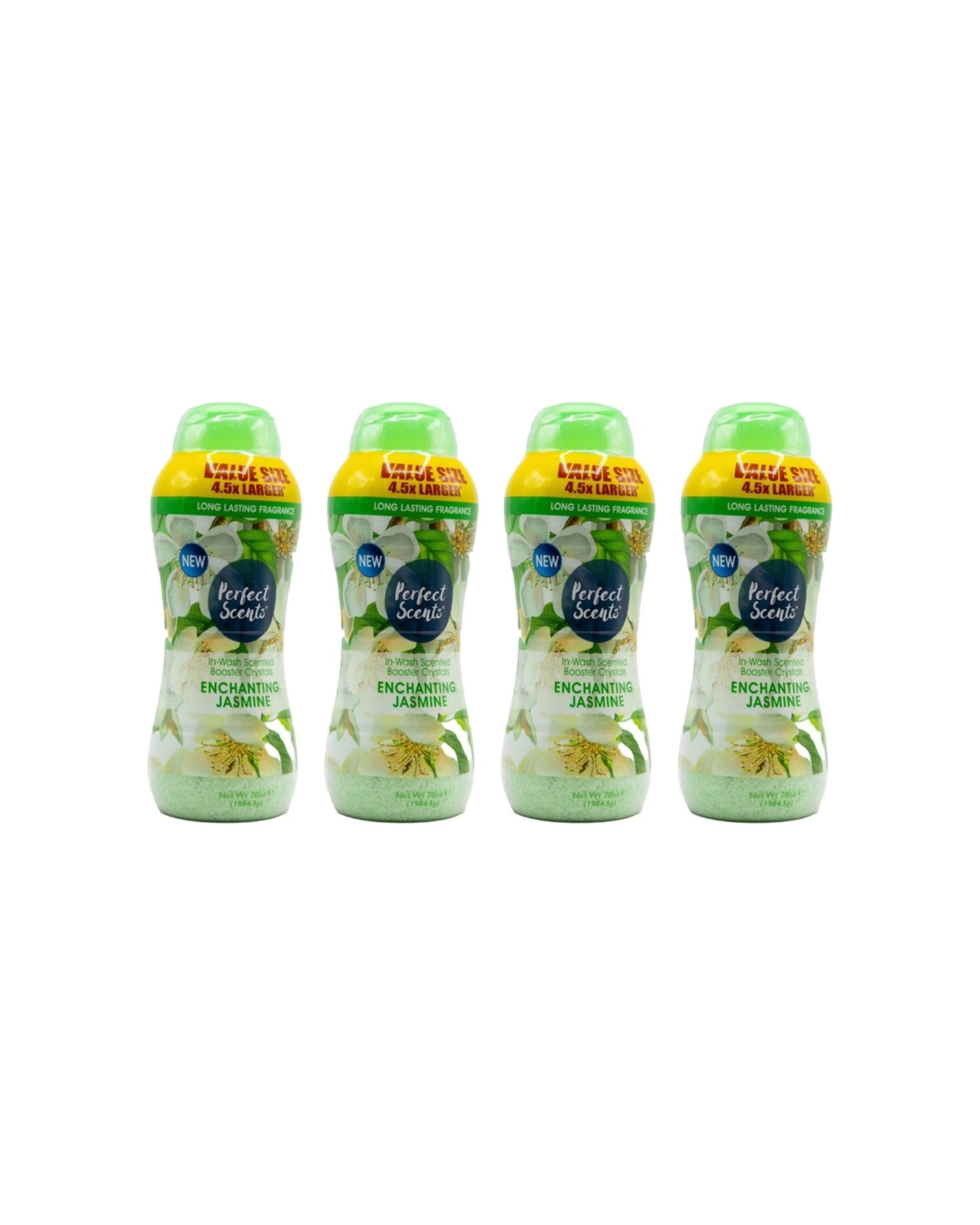 1 Perfect Scents 4PK In Wash Scented Booster Crystals Enchanting Jasmine 1984 - Clear, 1 of 3