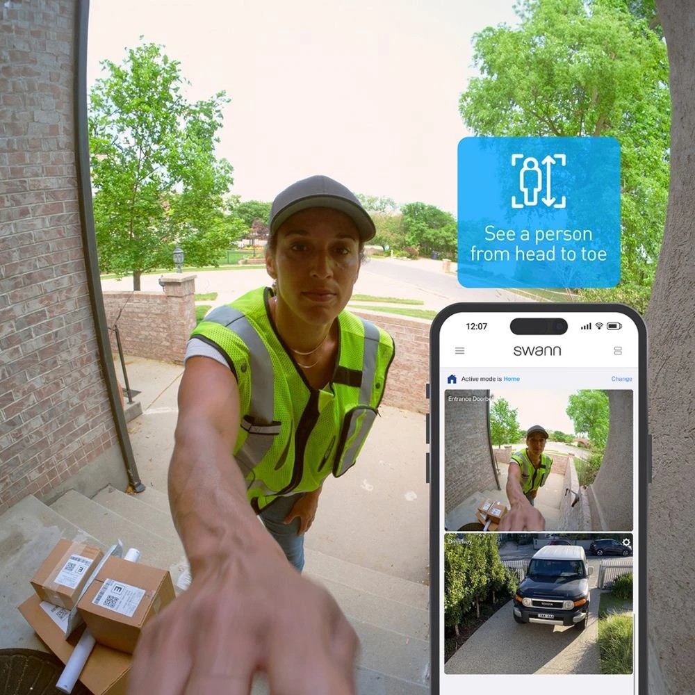 5 Swann Evo Video Doorbell Black, 5 of 8