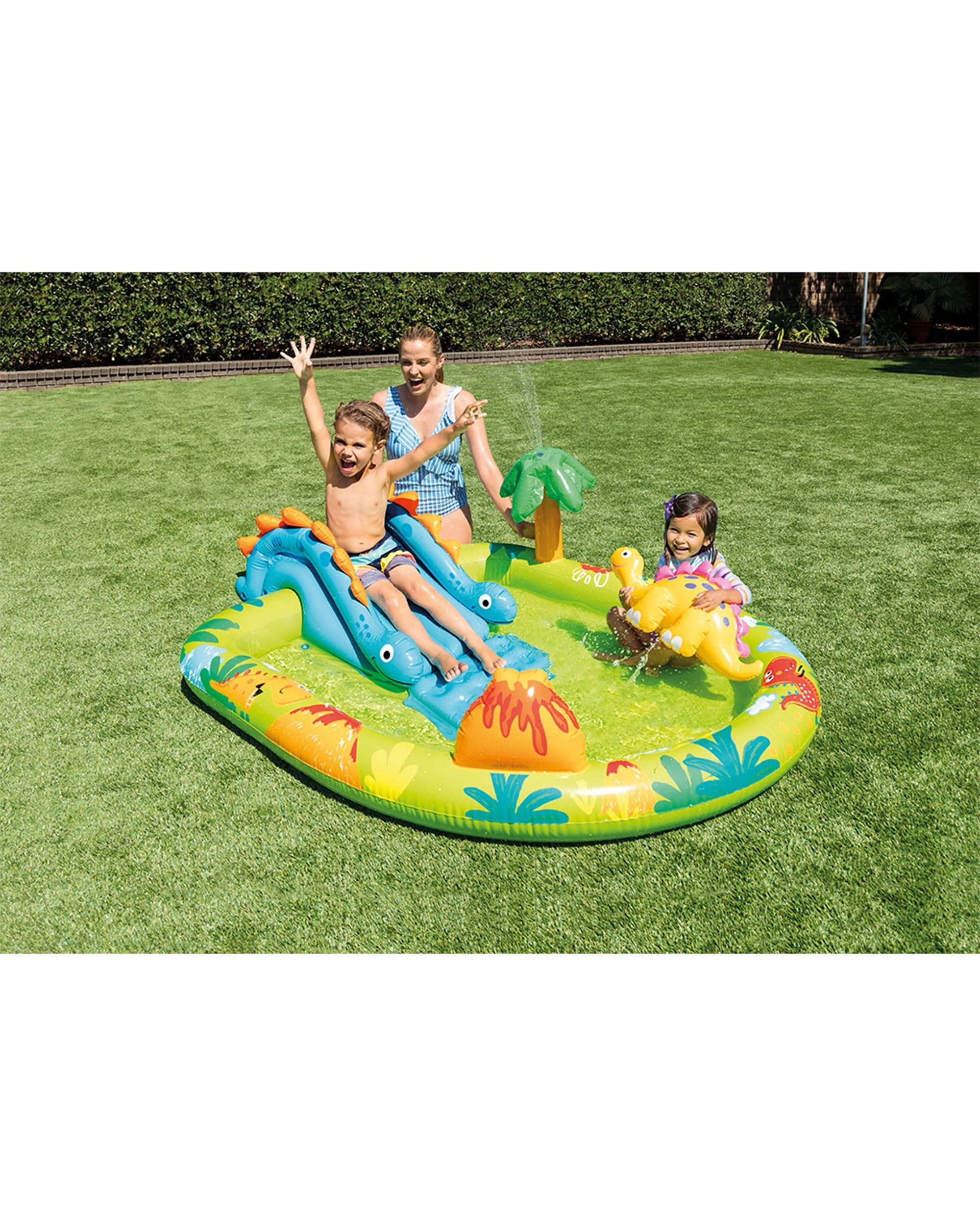 2 Intex Inflatable Little Dino Kids Play Center - Multi, 2 of 7