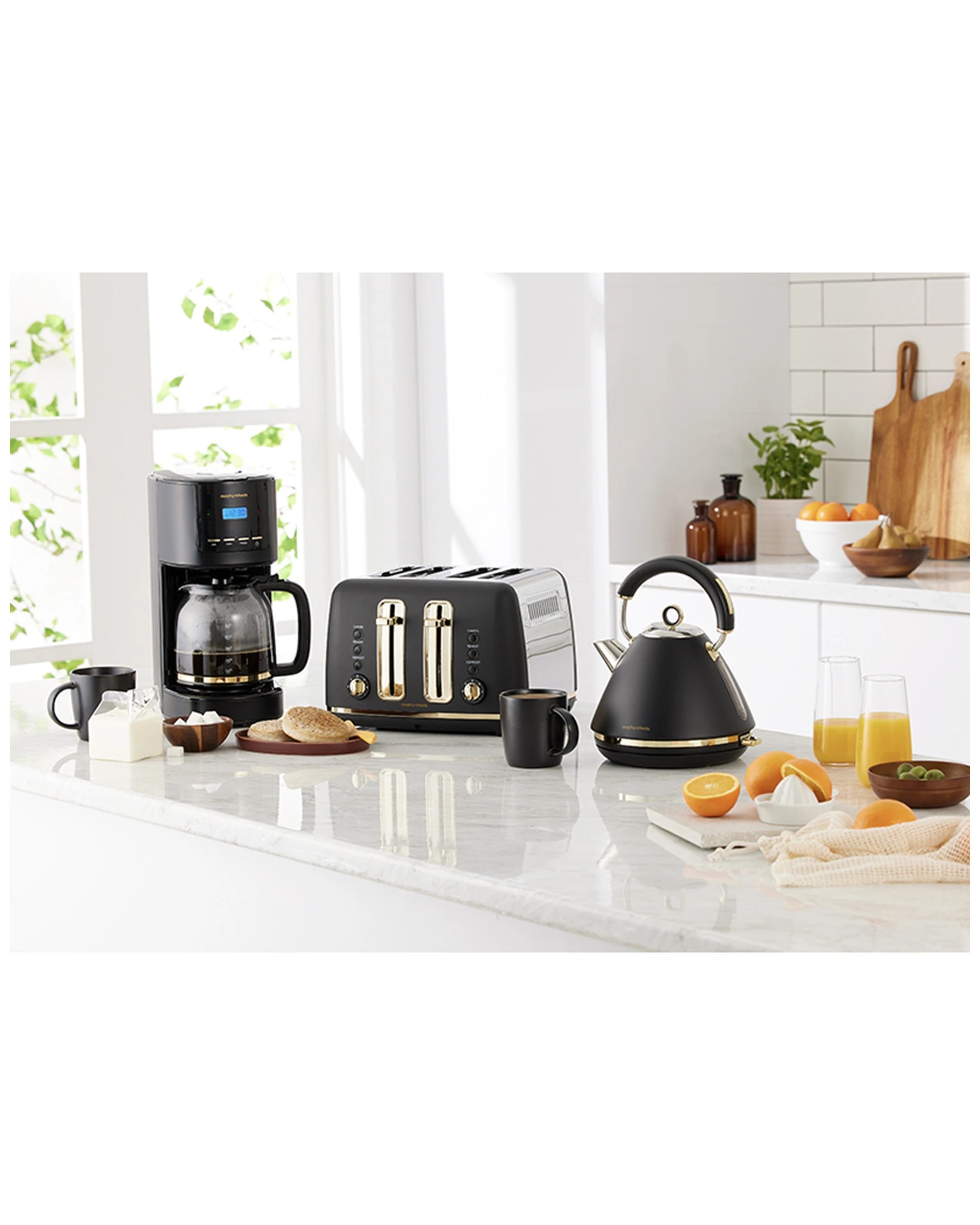 6 Morphy Richards Ascend 1.5l Electric Pyramid Kettle/boiler 2200w Soft - Gold, 6 of 7