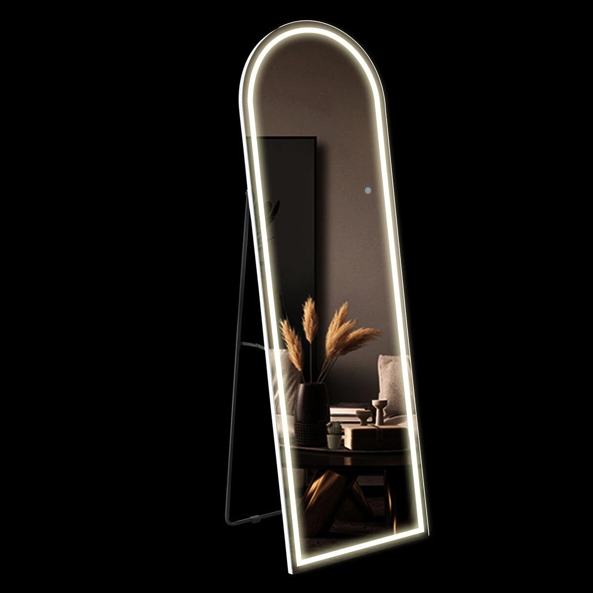 5 Ausway LED Full Length Mirror Vanity Arched Body Dressing, 5 of 5