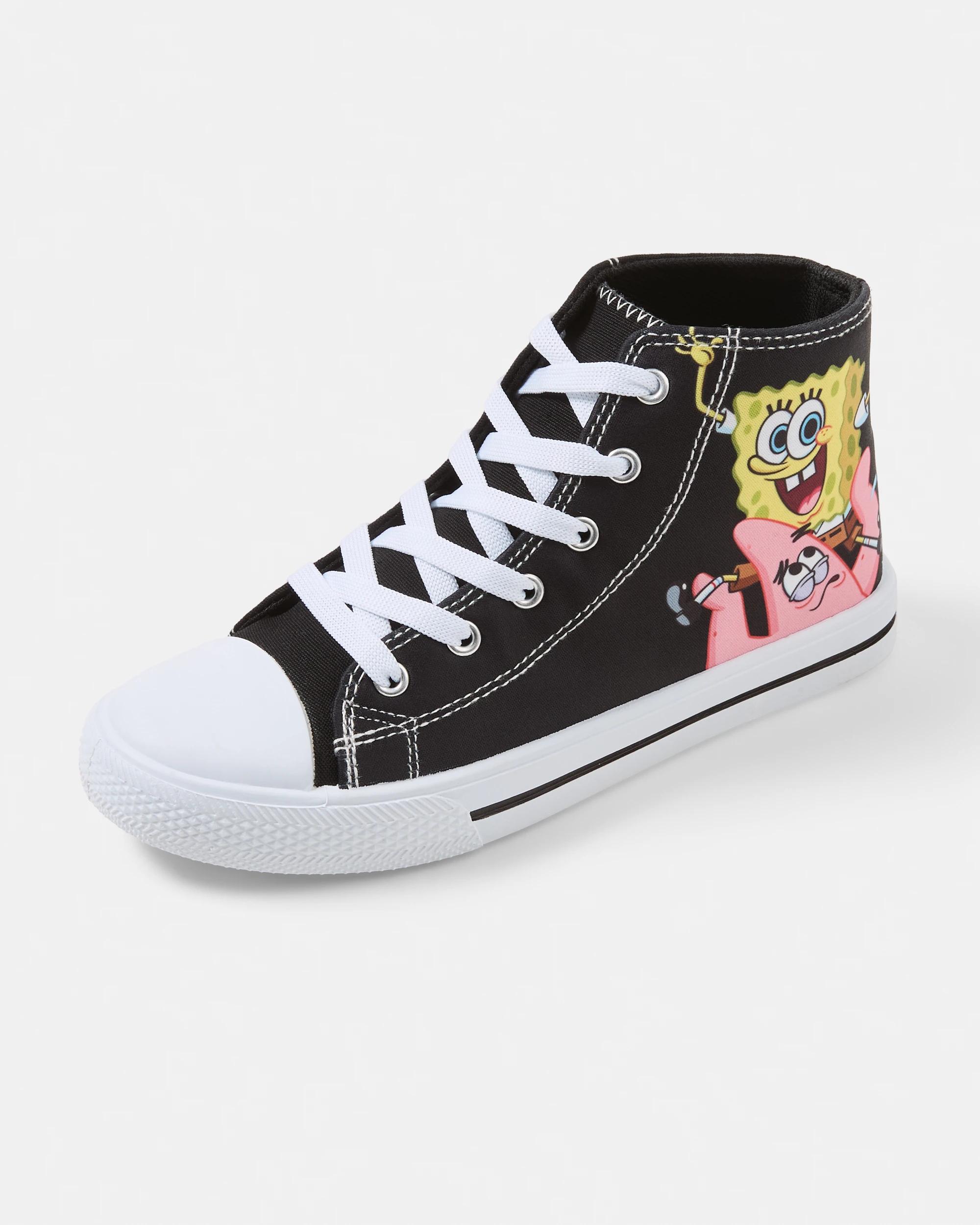 3 Senior SpongeBob SquarePants License Hi Top Sneakers Spongebob, 3 of 6