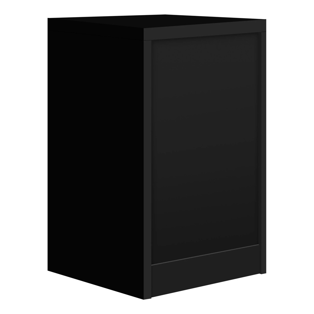 4 Alfordson Bedside Table Hamptons Storage Nightstand Side End Cabinet - Black, 4 of 10