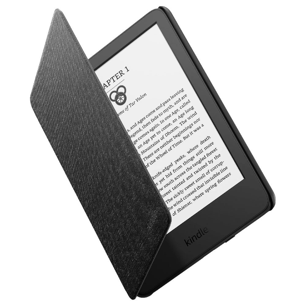 3 Kindle E-Reader 2022 Fabric Cover Black, 3 of 5