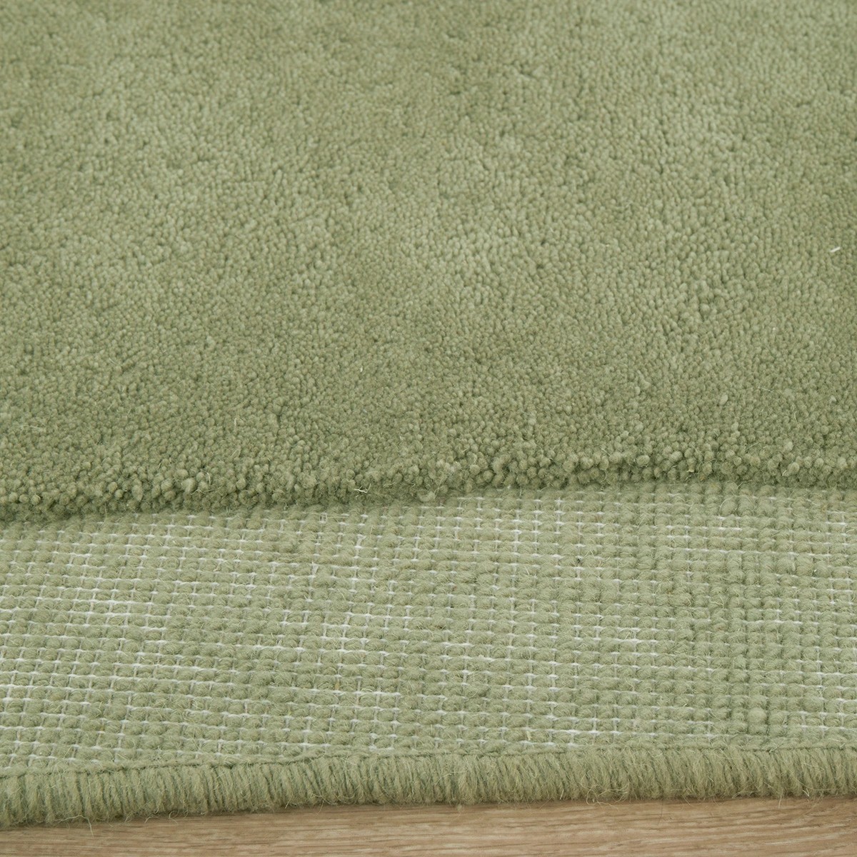 4 Common Ground Rugs Calista 225x155cm - Medium Shaped Hand Tufted Wool Rug - Green, 4 of 7