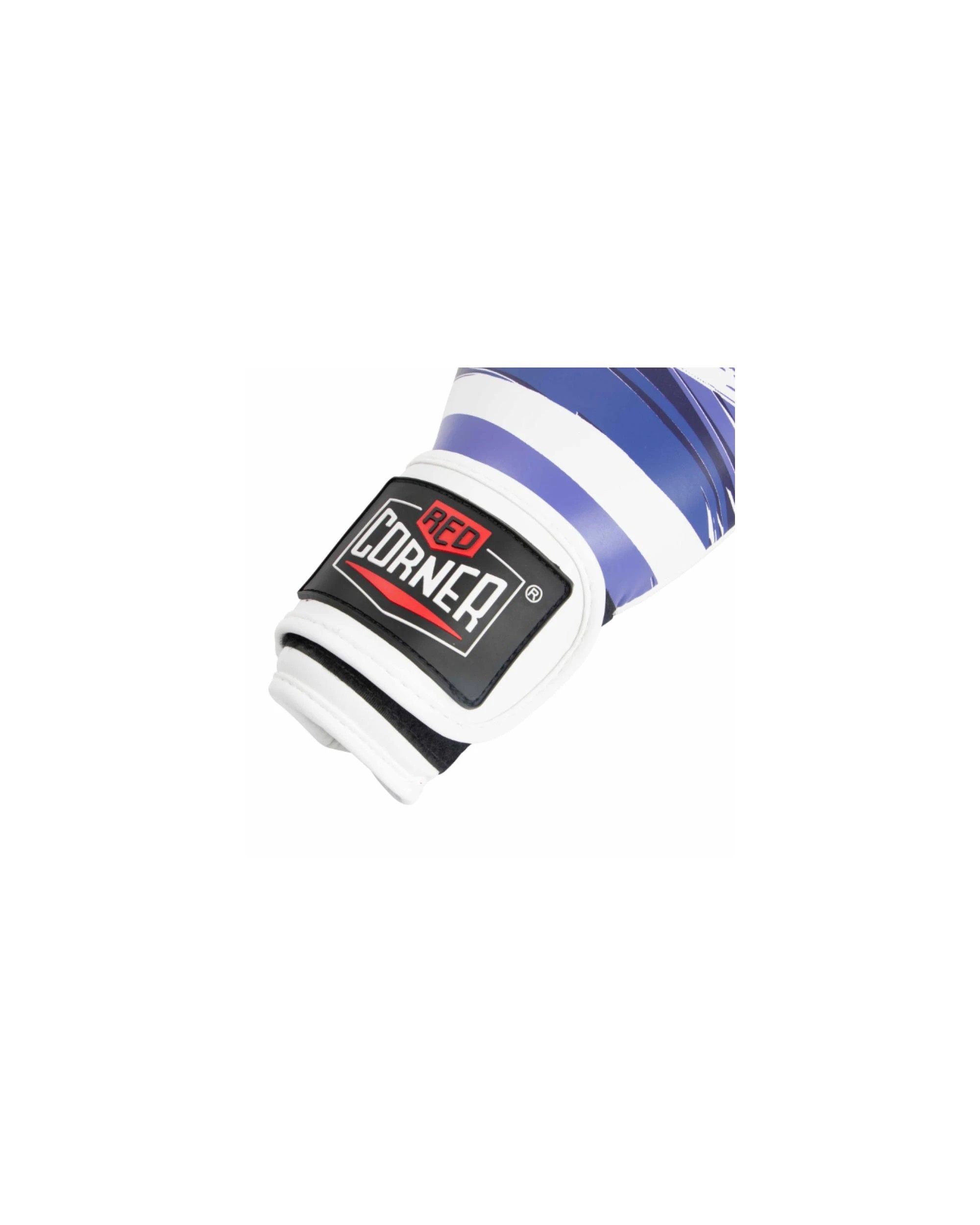 5 Red Corner Boxing Womens Sparring Boxing Gloves - Stripes Blue, 5 of 6