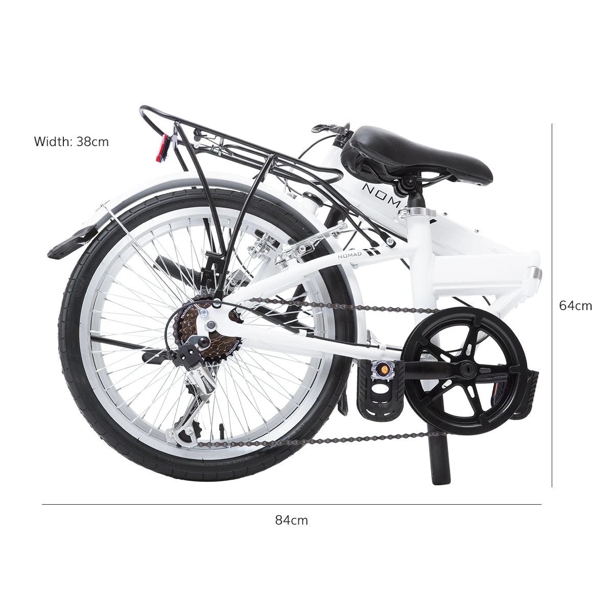 3 Progear Bikes Nomad Folding Bike 20" in Pearl White, 3 of 10