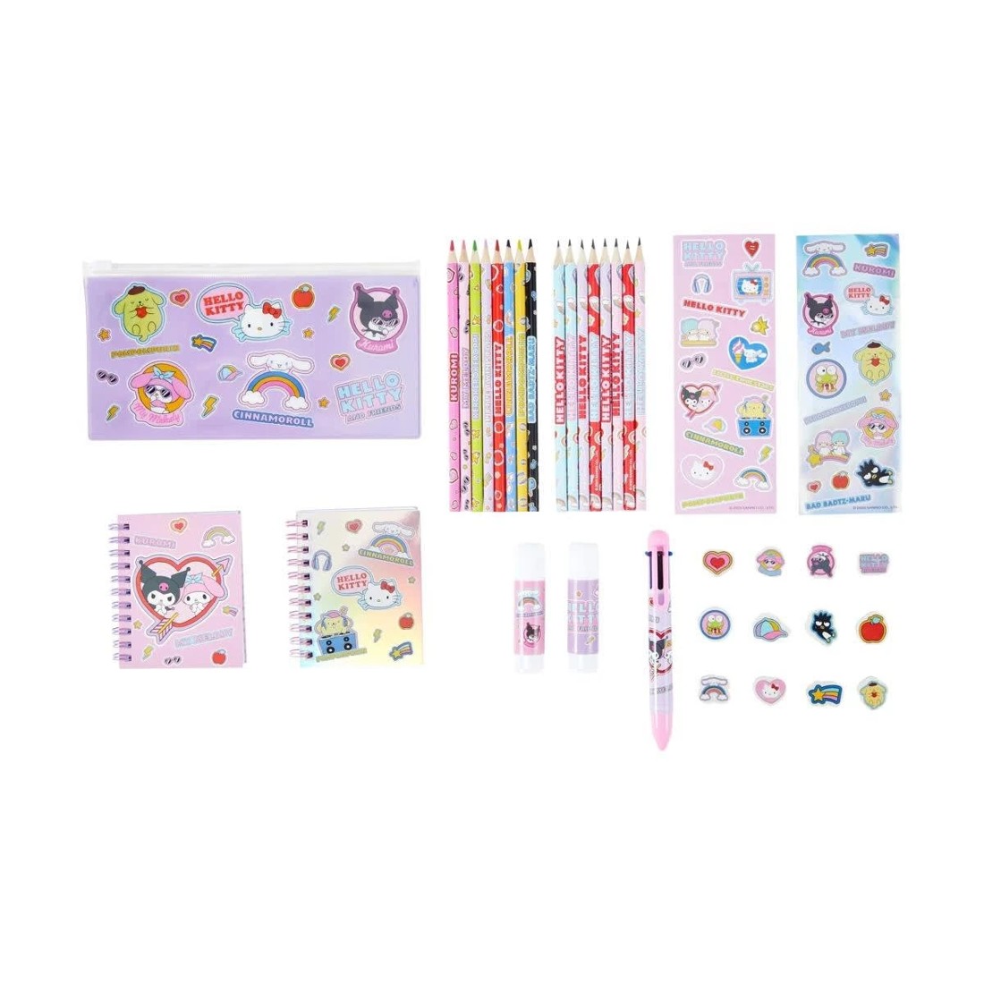 2 36 Piece Hello Kitty and Friends Stationery Set, 2 of 8