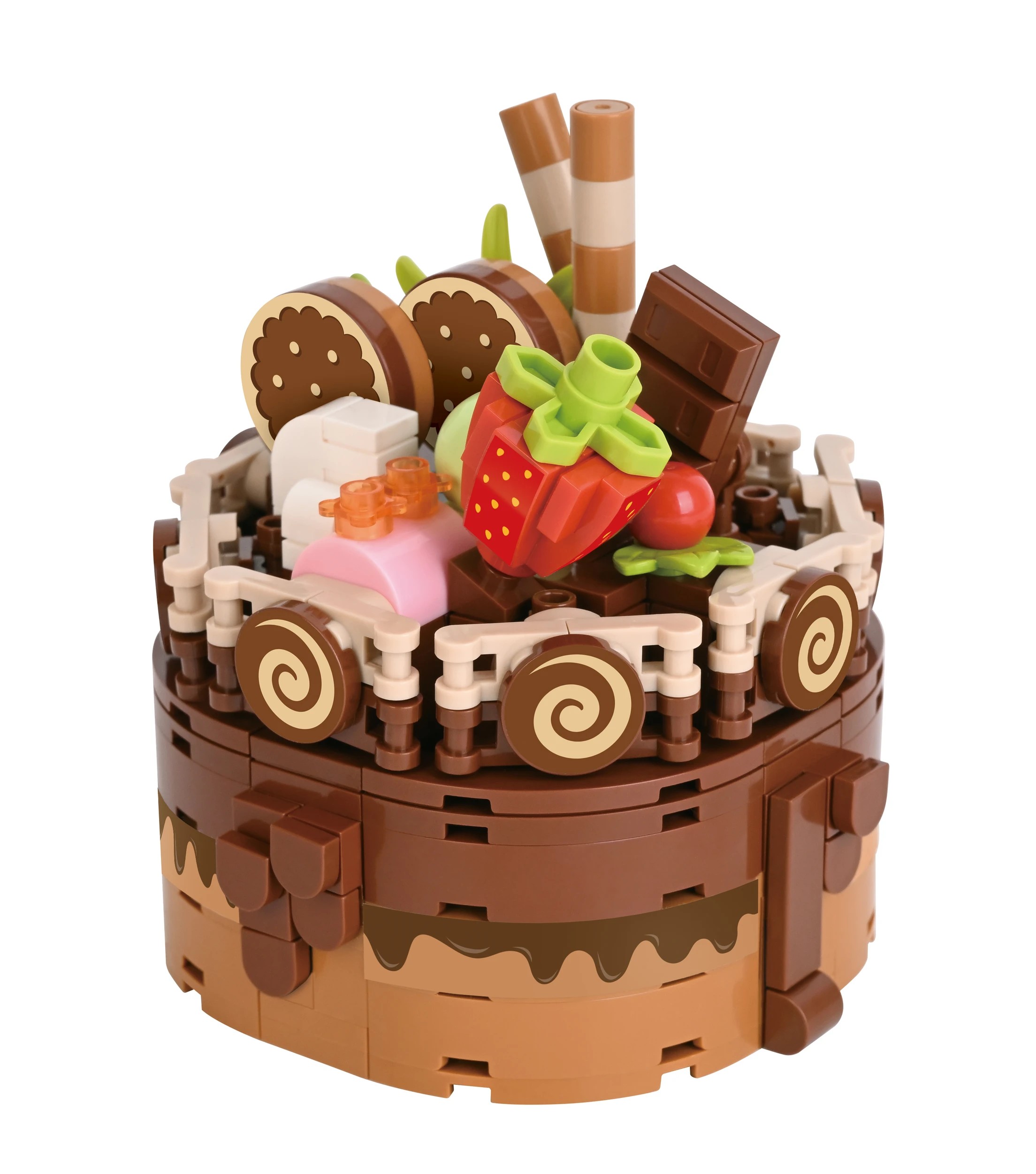 2 Mini Blocks Food Series: Cake - Assorted, 2 of 5