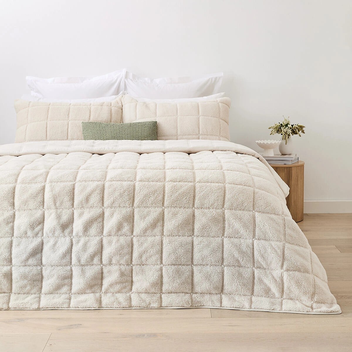 2 Hendrick Reversible Comforter Set - Queen Bed, Beige, 2 of 8