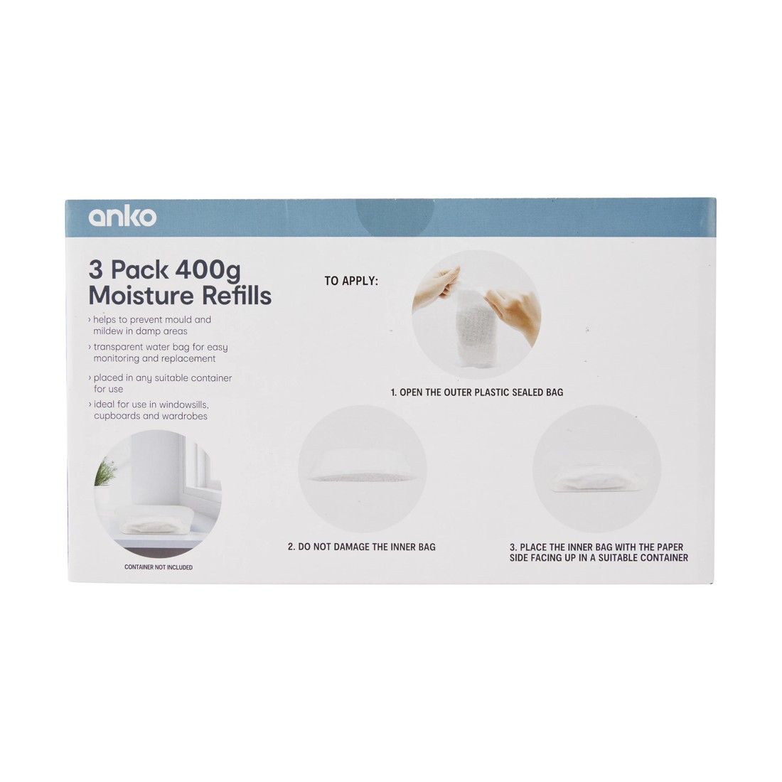 6 3 Pack 400g Moisture Refills, 6 of 6