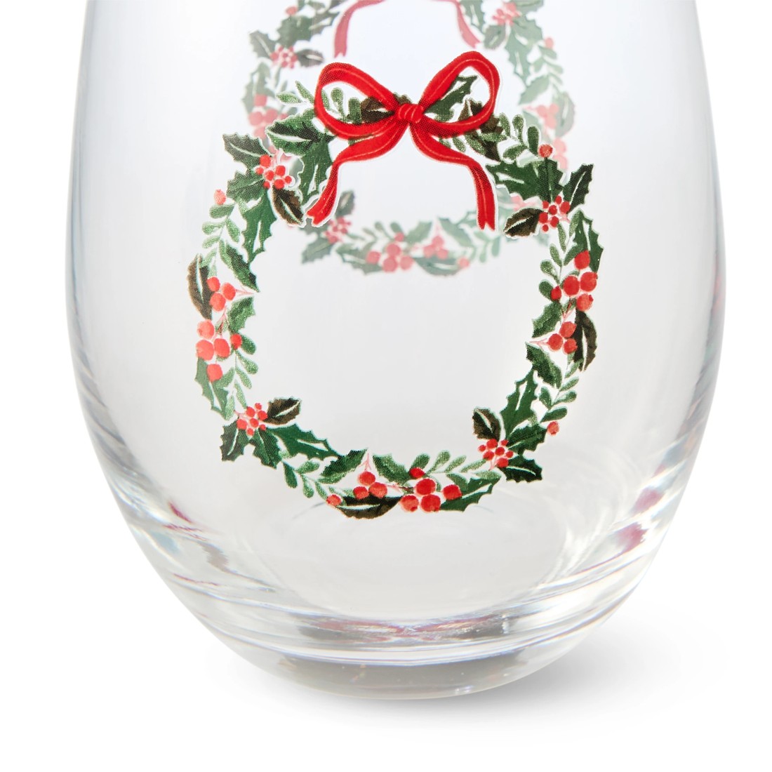 5 6 Wreath Stemless Glasses, 5 of 6