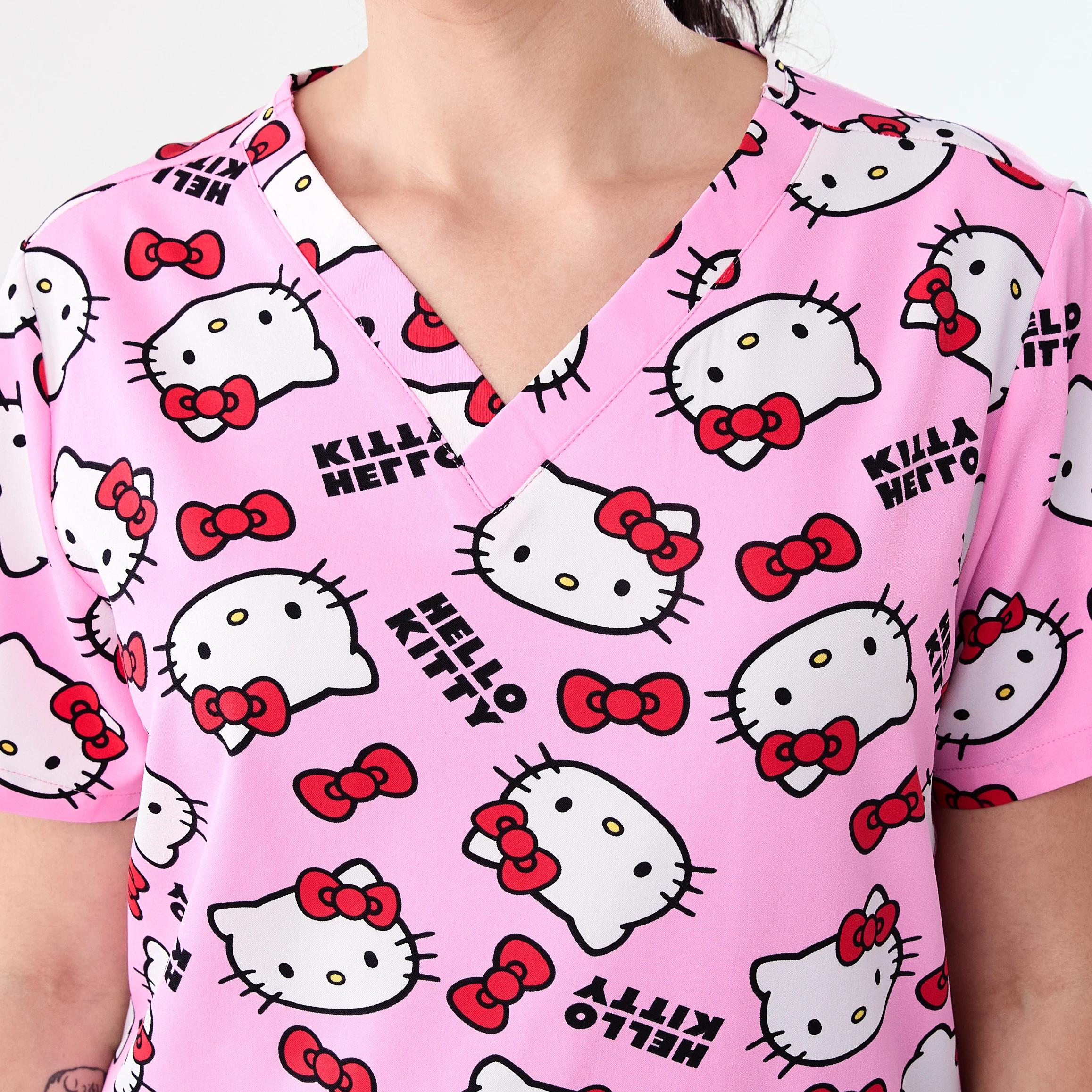 4 Workwear Hello Kitty License Scrub Top HELLO KITTY SCRUB, 4 of 6