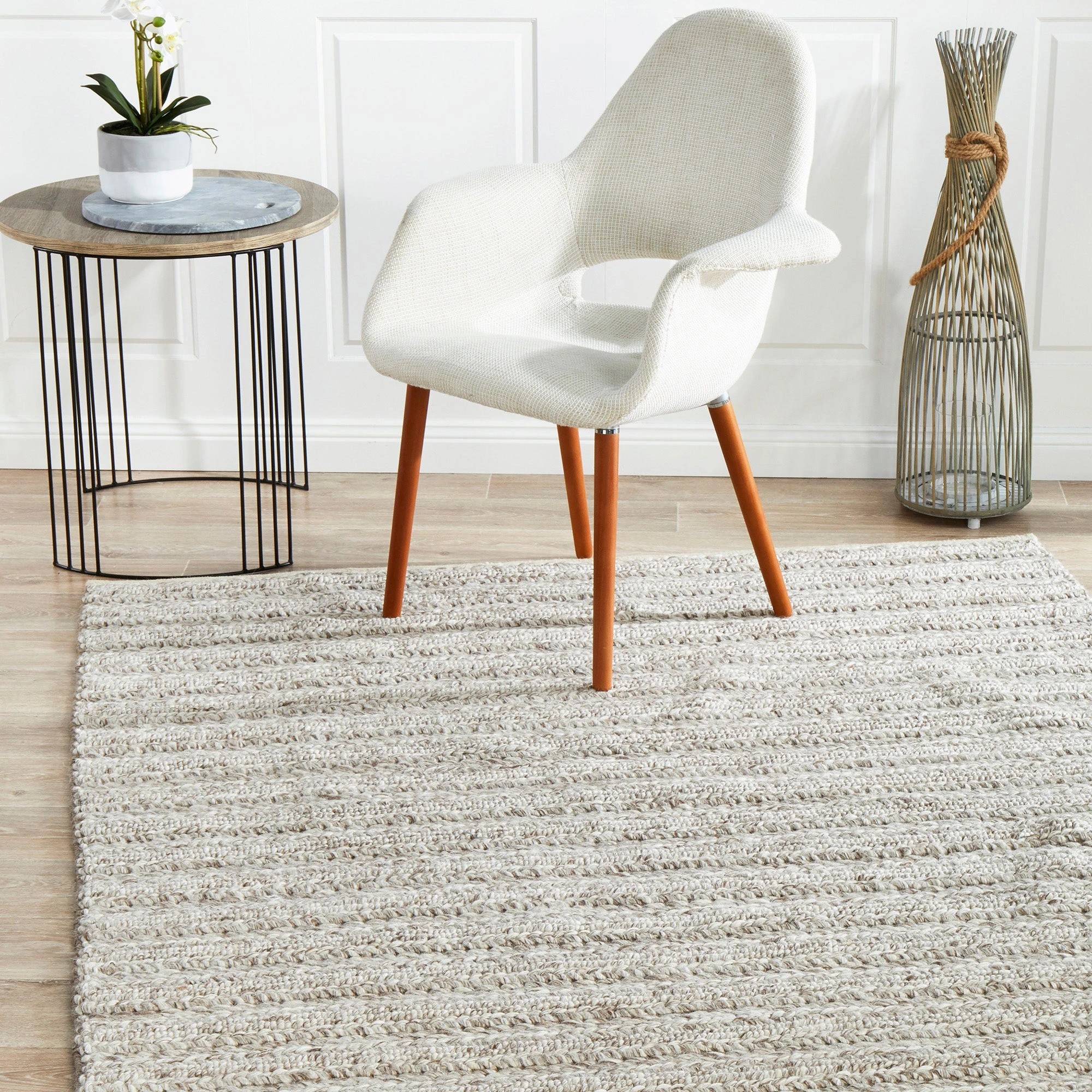 2 Common Ground Rugs Meadow 801 225x155cm - White, 2 of 7