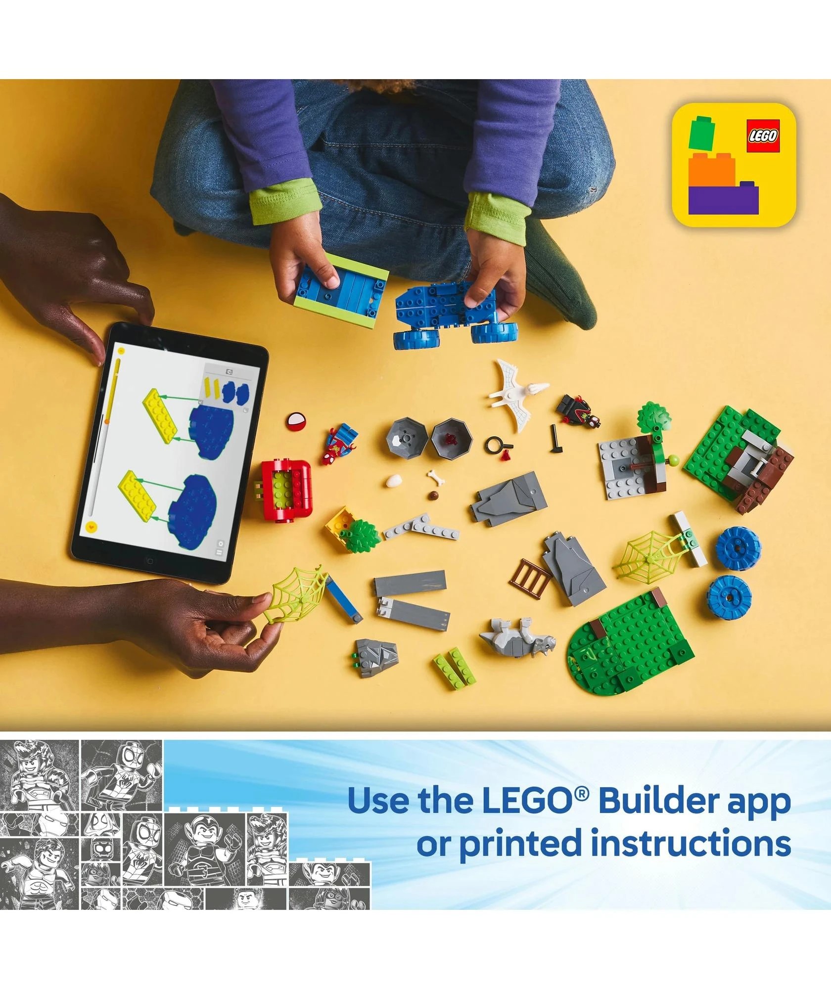 6 LEGO® Marvel Spidey And His Amazing Friends Team Spidey Dino Crawler Rescue 11199 - Multi, 6 of 10