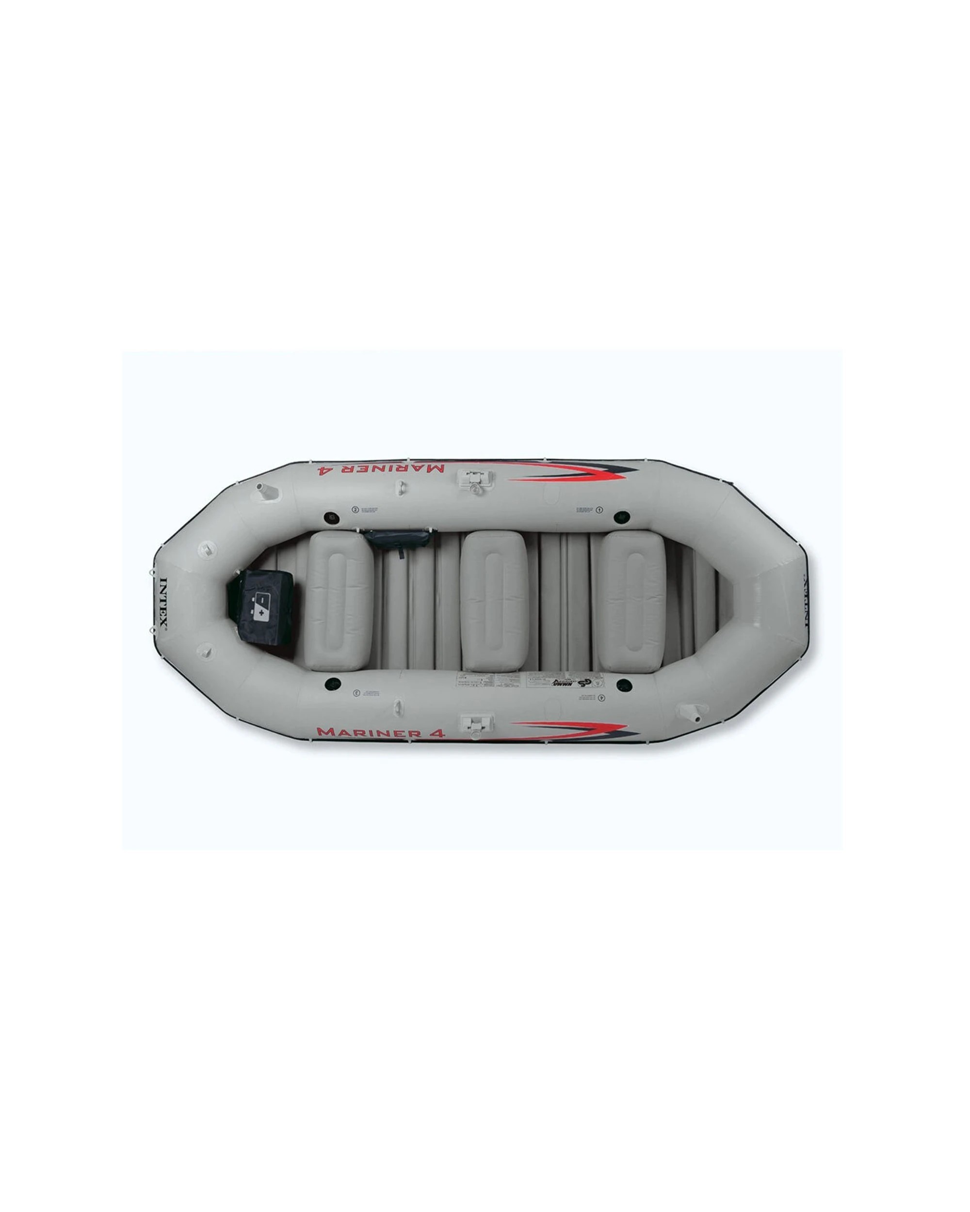 2 INTEX Mariner 4 Inflatable Boat Super Tough PVC Four Boston Valves - Blue, 2 of 9