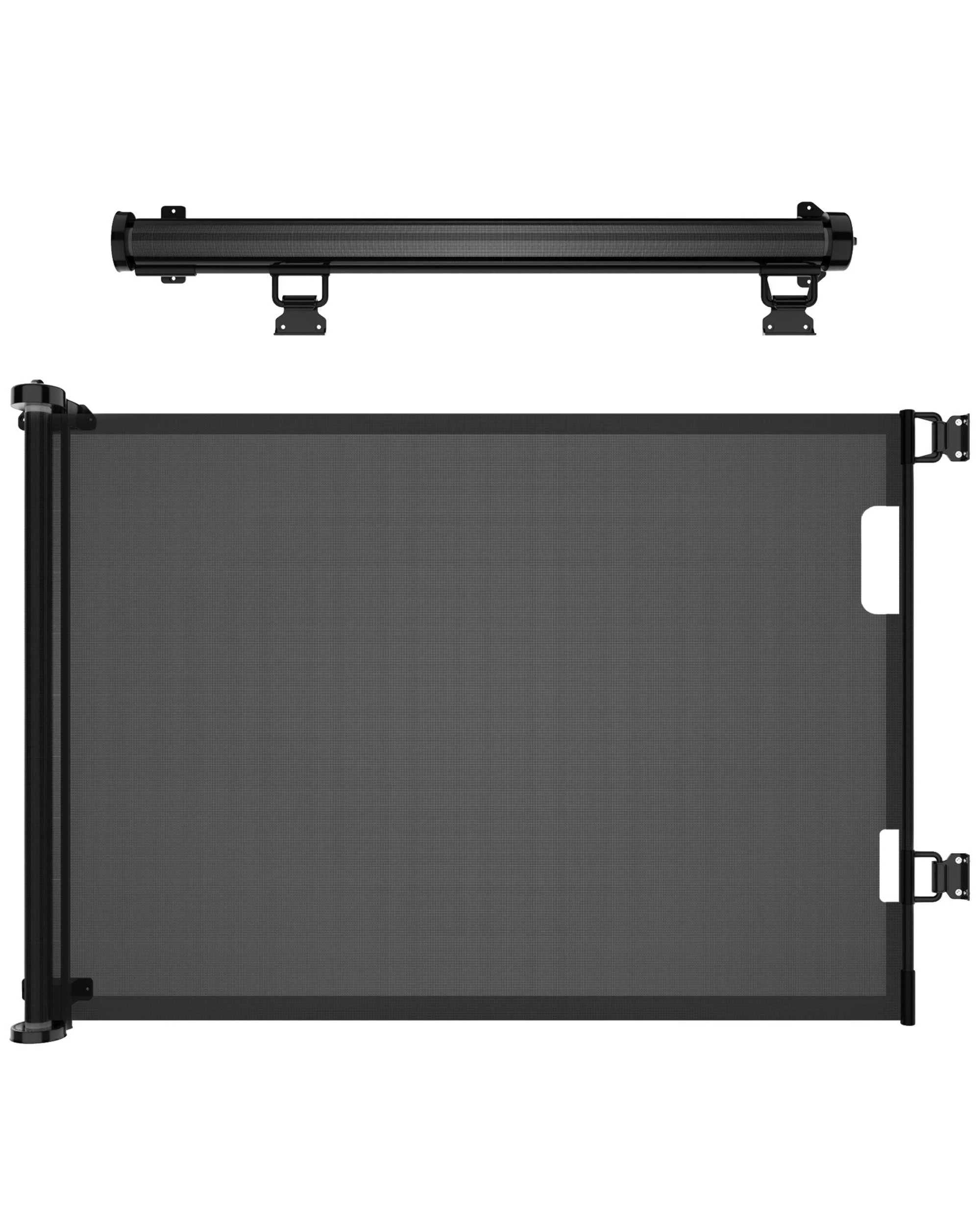 1 Advwin Retractable Pet Gate Pet Safety Fence Pet Door, 1 of 7