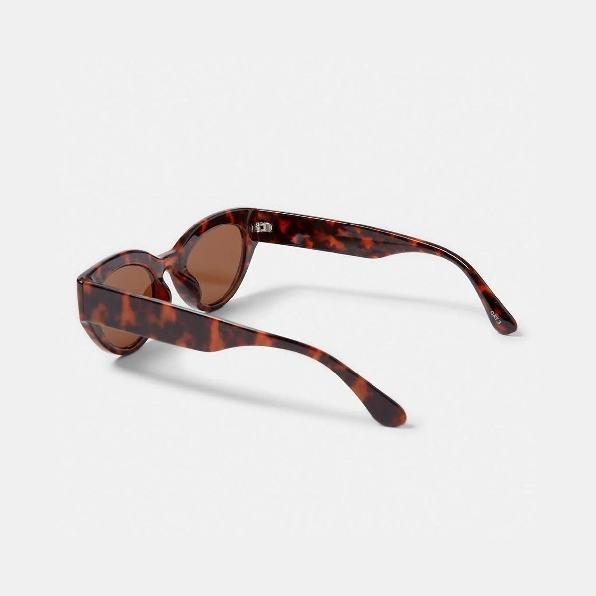 3 Basic Cateye Sunglasses Drk Tort, 3 of 6