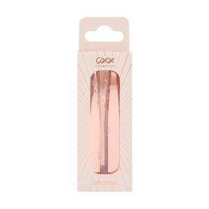 OXX Cosmetics Tweezer Duo - Rose Gold