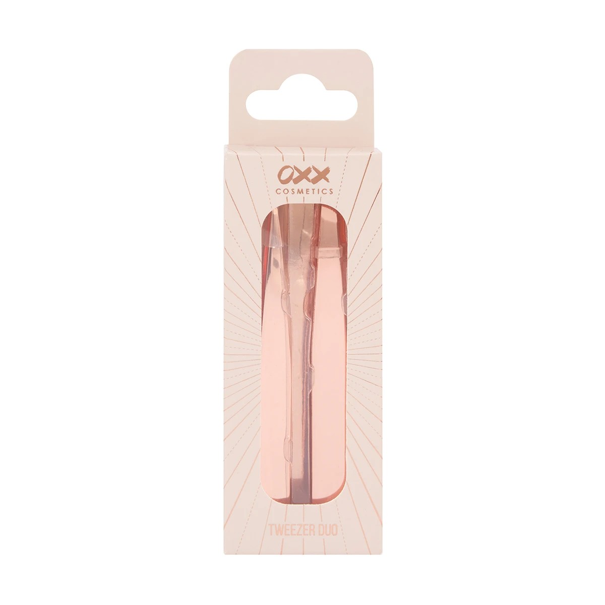 1 OXX Cosmetics Tweezer Duo - Rose Gold, 1 of 5