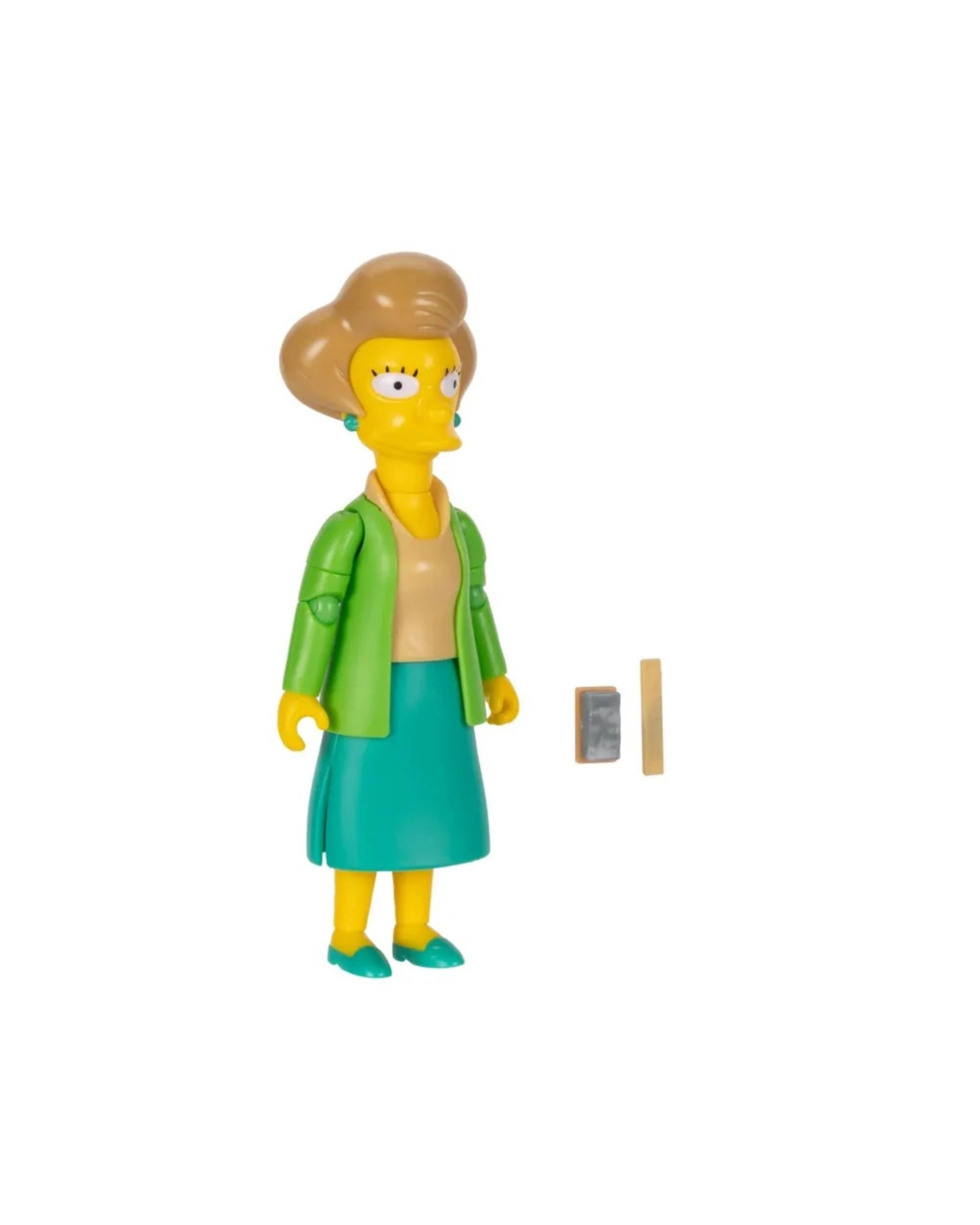 5 The Simpsons Wave 5 Edna Krabappel 5 inch Scale Figure, 5 of 7